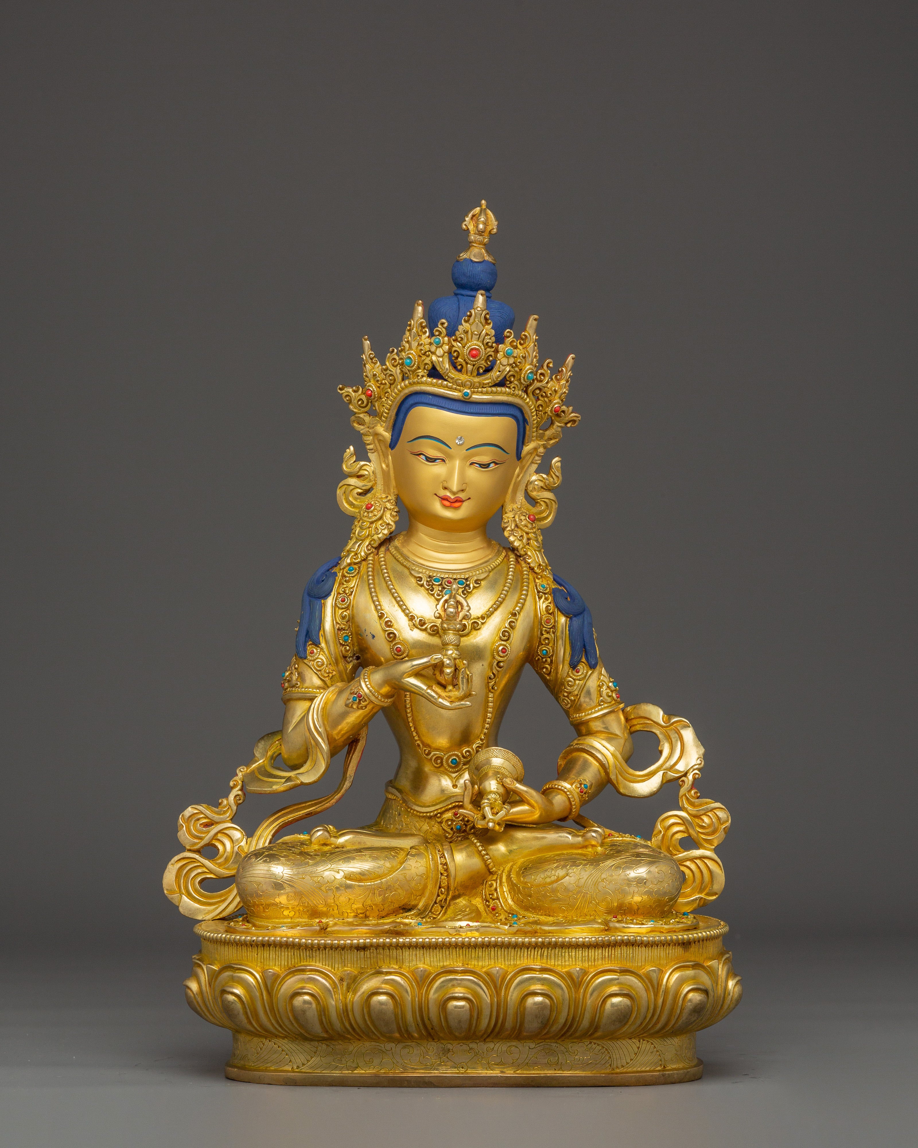 Vajrasattva Statue: Purifying Deity of Vajrayana Buddhism