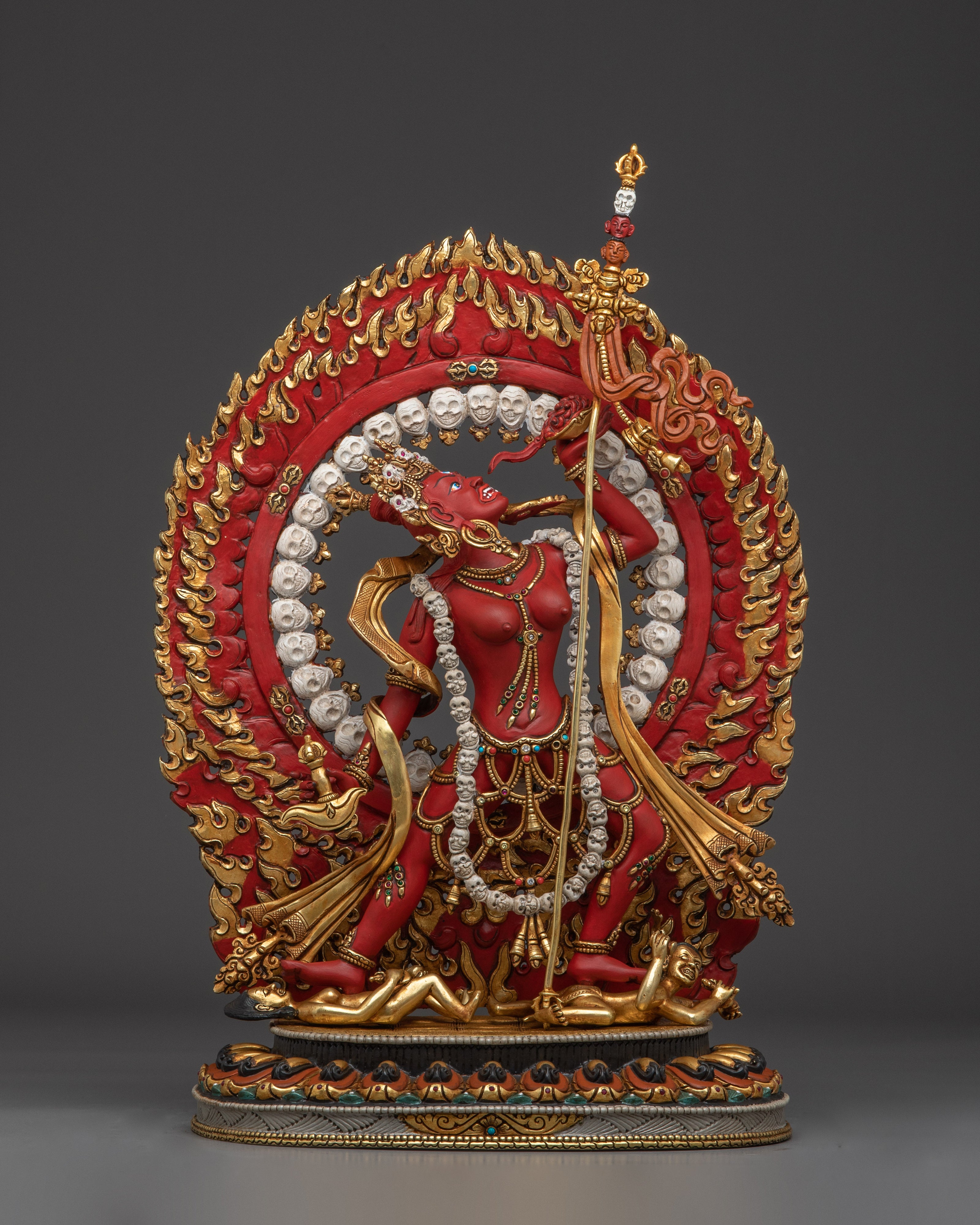 Traditional Statue Of Female Dakini Vajrayogini Tantric Deity Traditional Statue Of Female Dakini Vajrayogini Tantric Deity