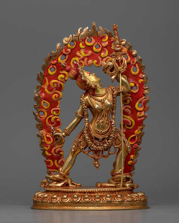 Dakini Vajrayogini Gold Statue