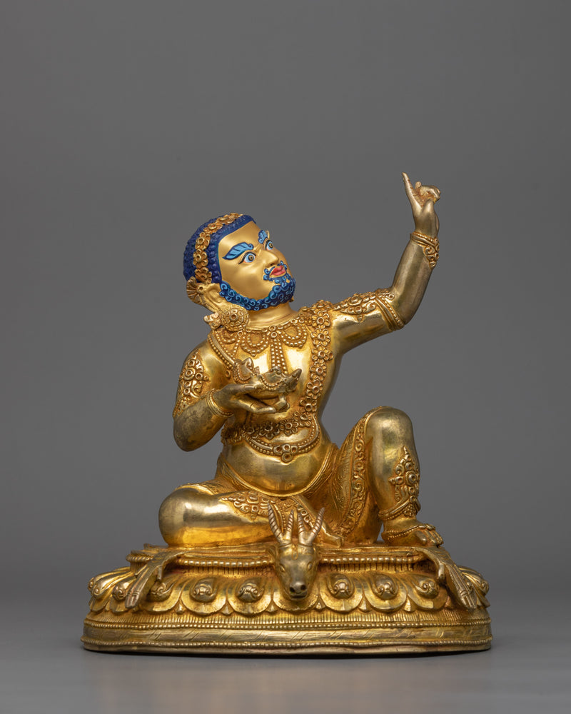 Handcrafted Virupa Mahasiddha Figurine