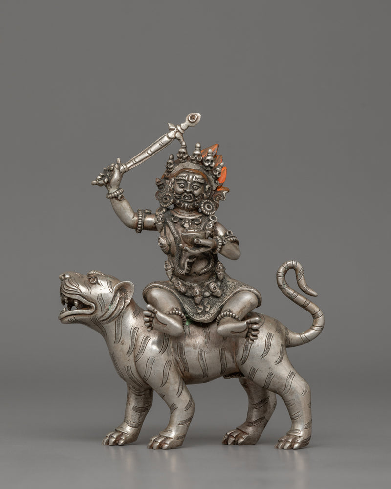 Silver Plated Vyaghra-vahana