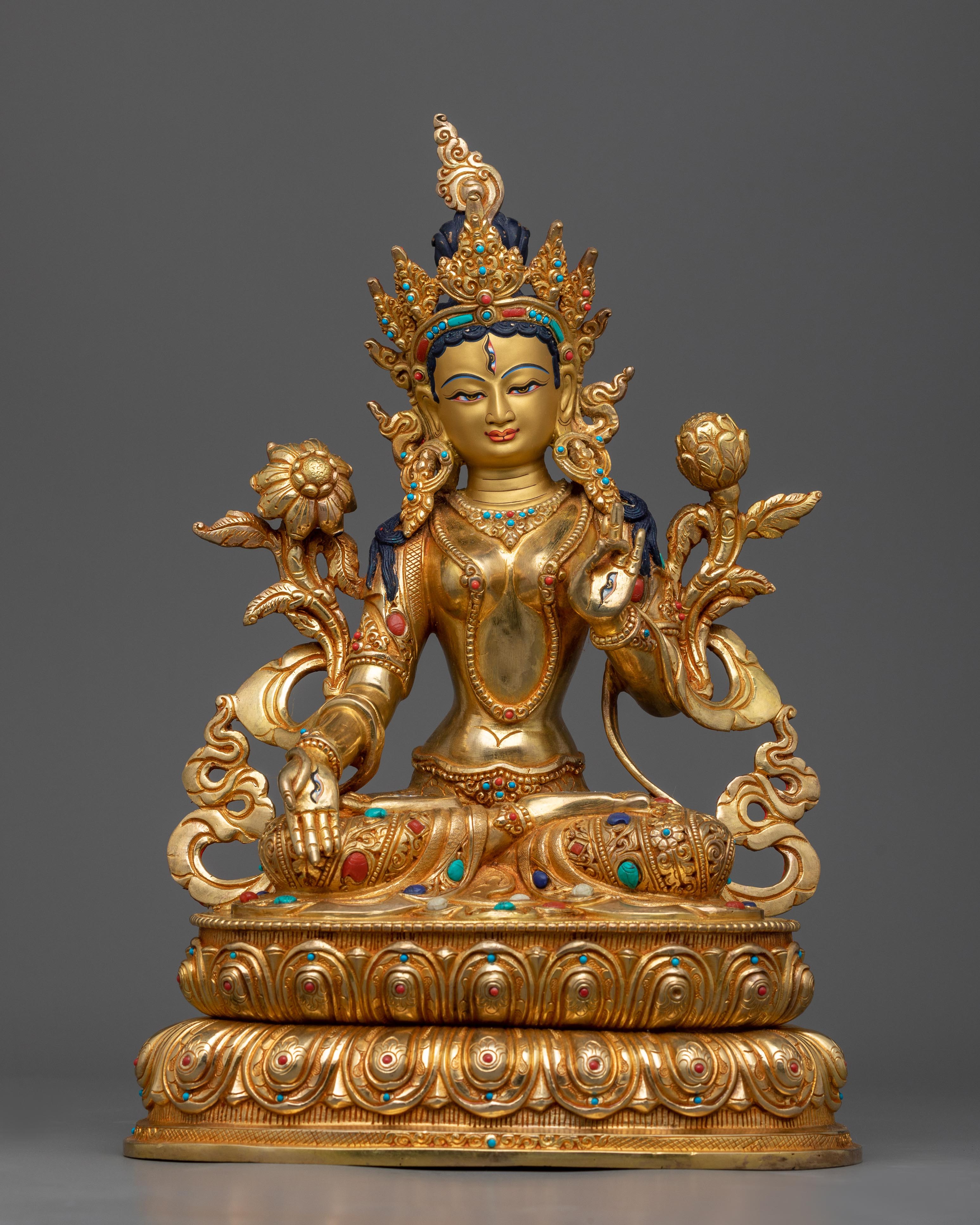 white tara buddha