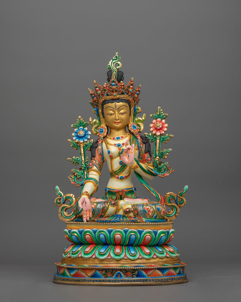 tibetan-figurine-of-seven-eyes-deity-white-tara