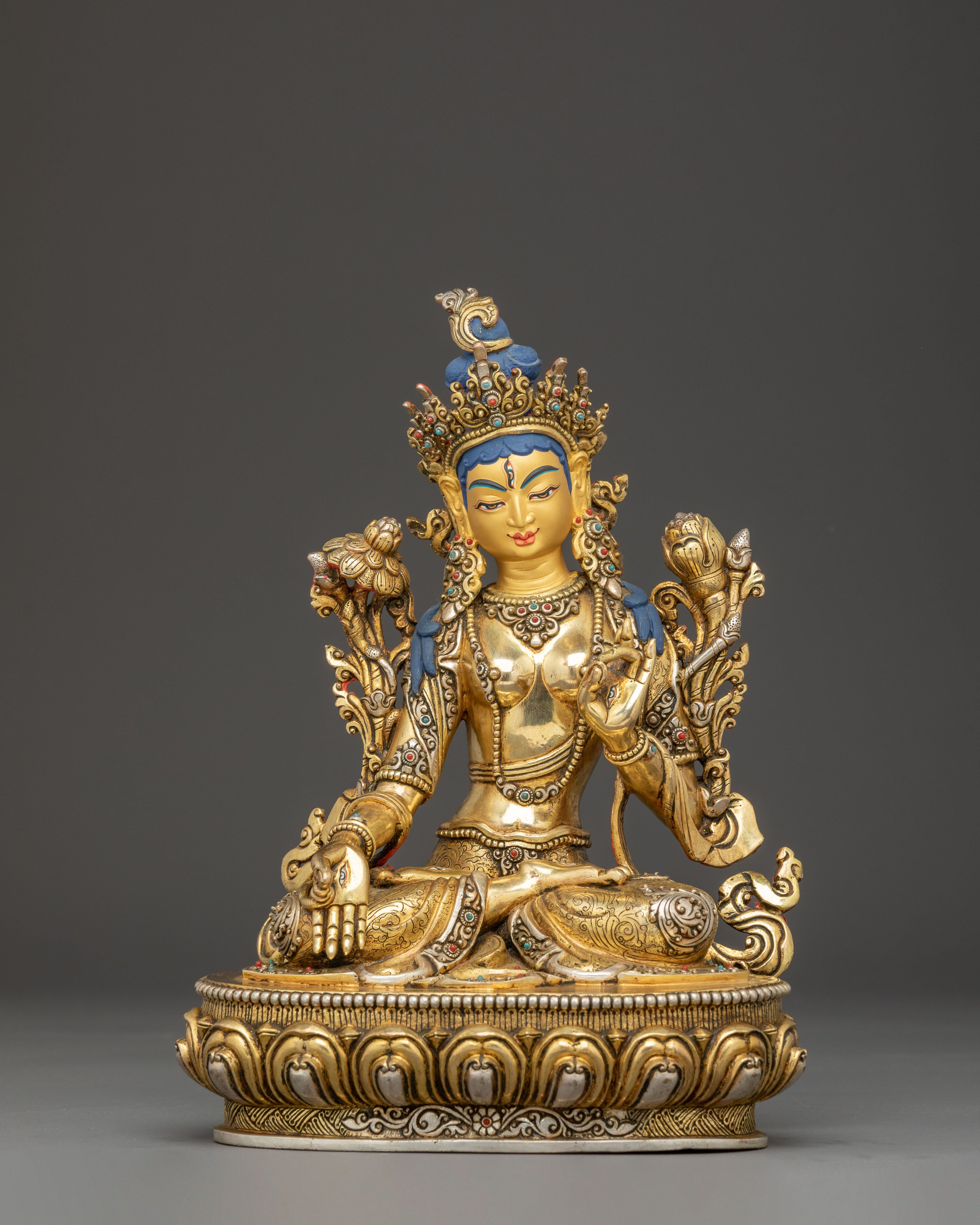 Statue of Female Bodhisattva : White Tara