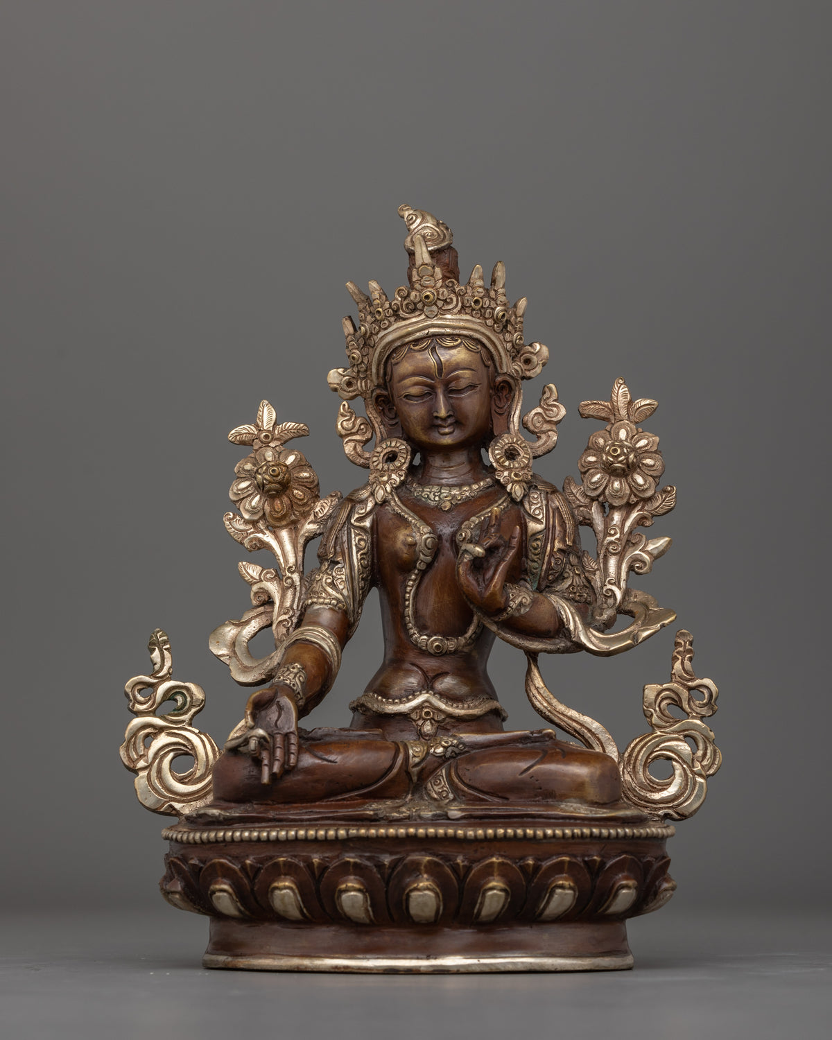 Compassionate Goddess White Tara Figure | Embodiment of 