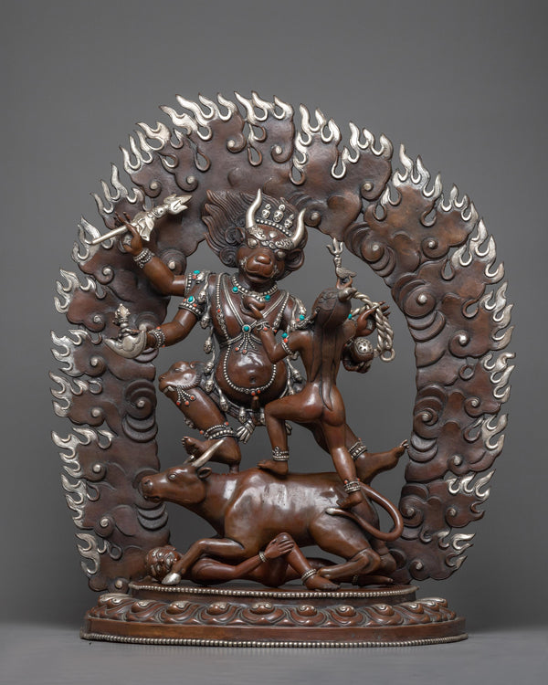 Yama Dharmaraja with Consort