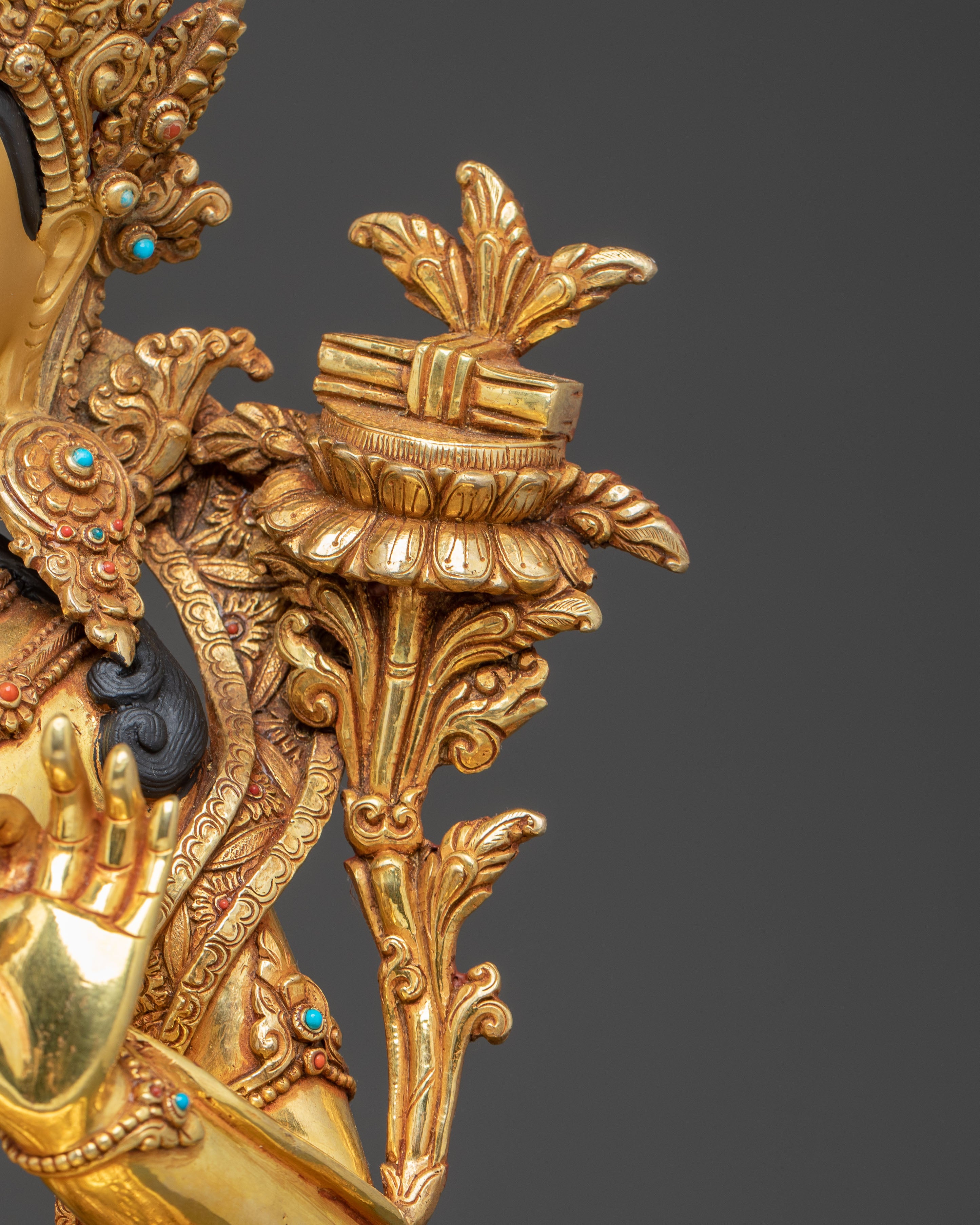 Handmade Statue of Bodhisattva Manjushri | Wisdom deity