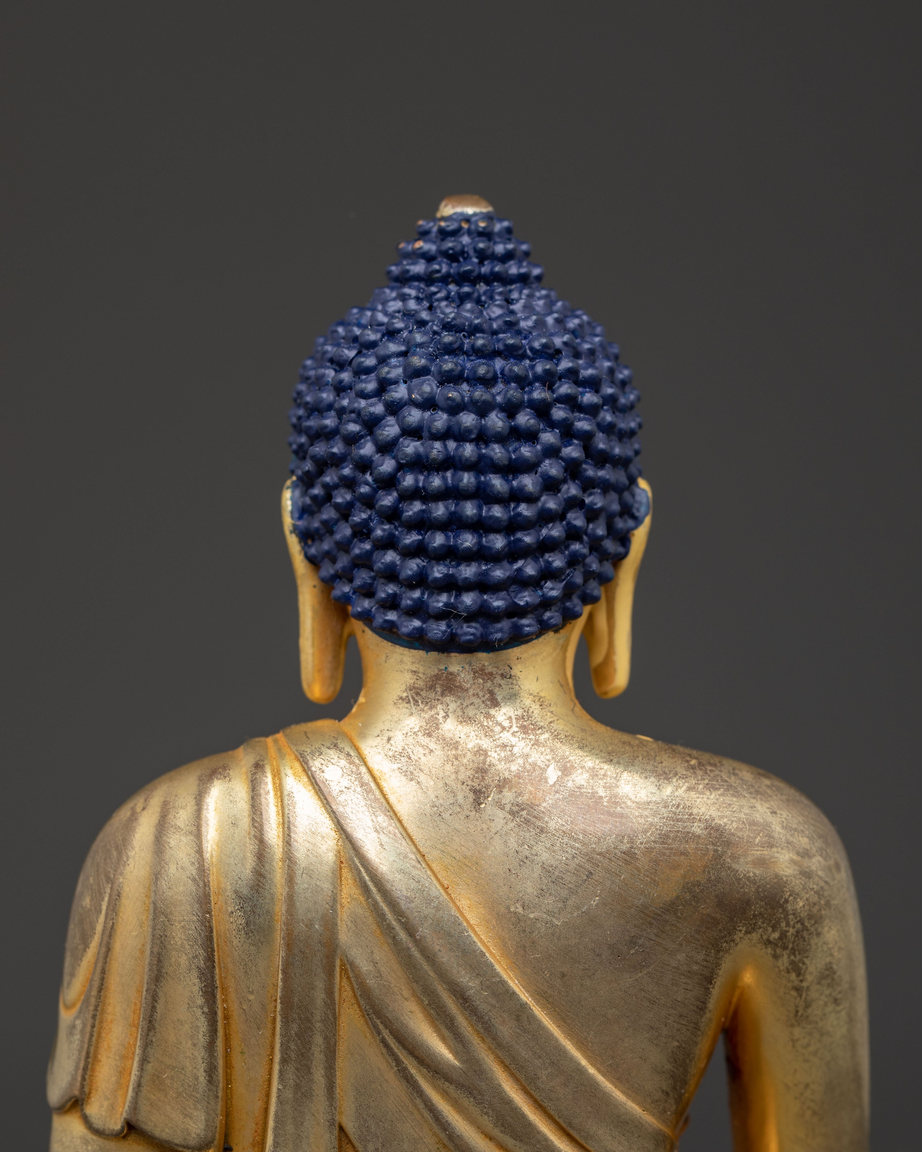 Machine-Made Copper Statue of Healing Buddha Bhaisajyaguru | Symbol of Health