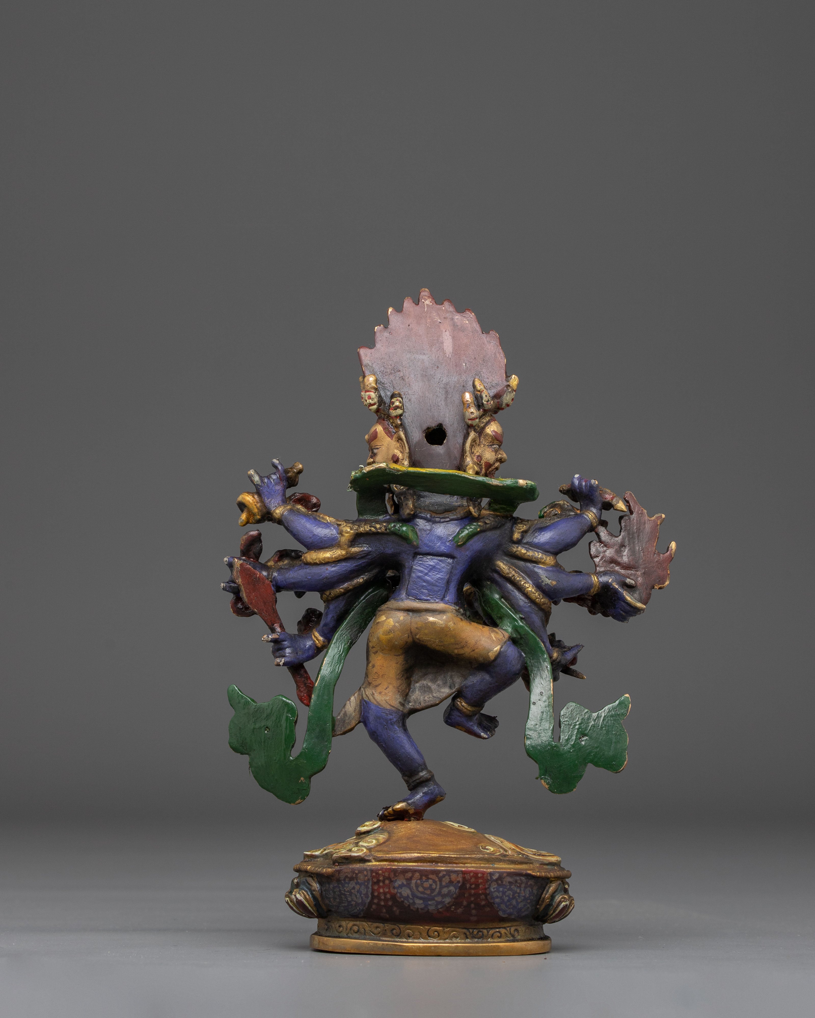 Dharma Protector Deity Uchusma Statue | Wrathful Guardian
