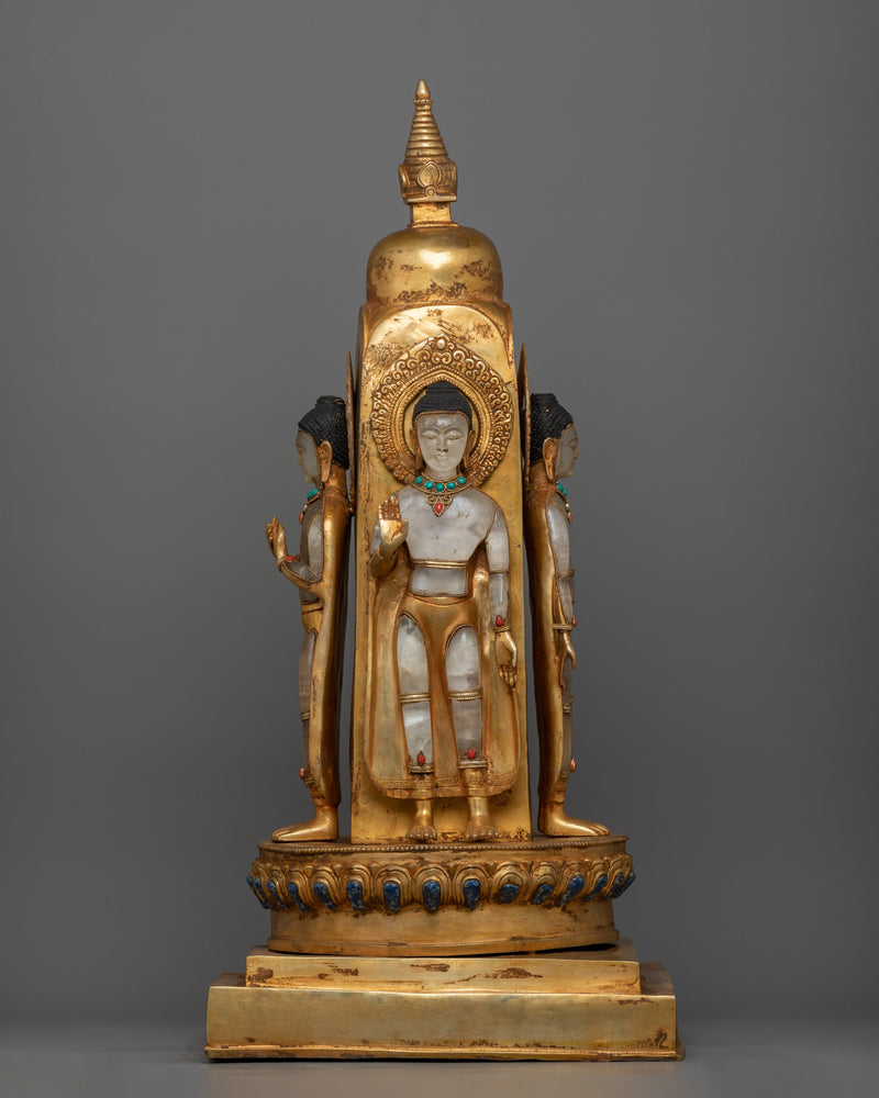 abhaya mudra standing buddha