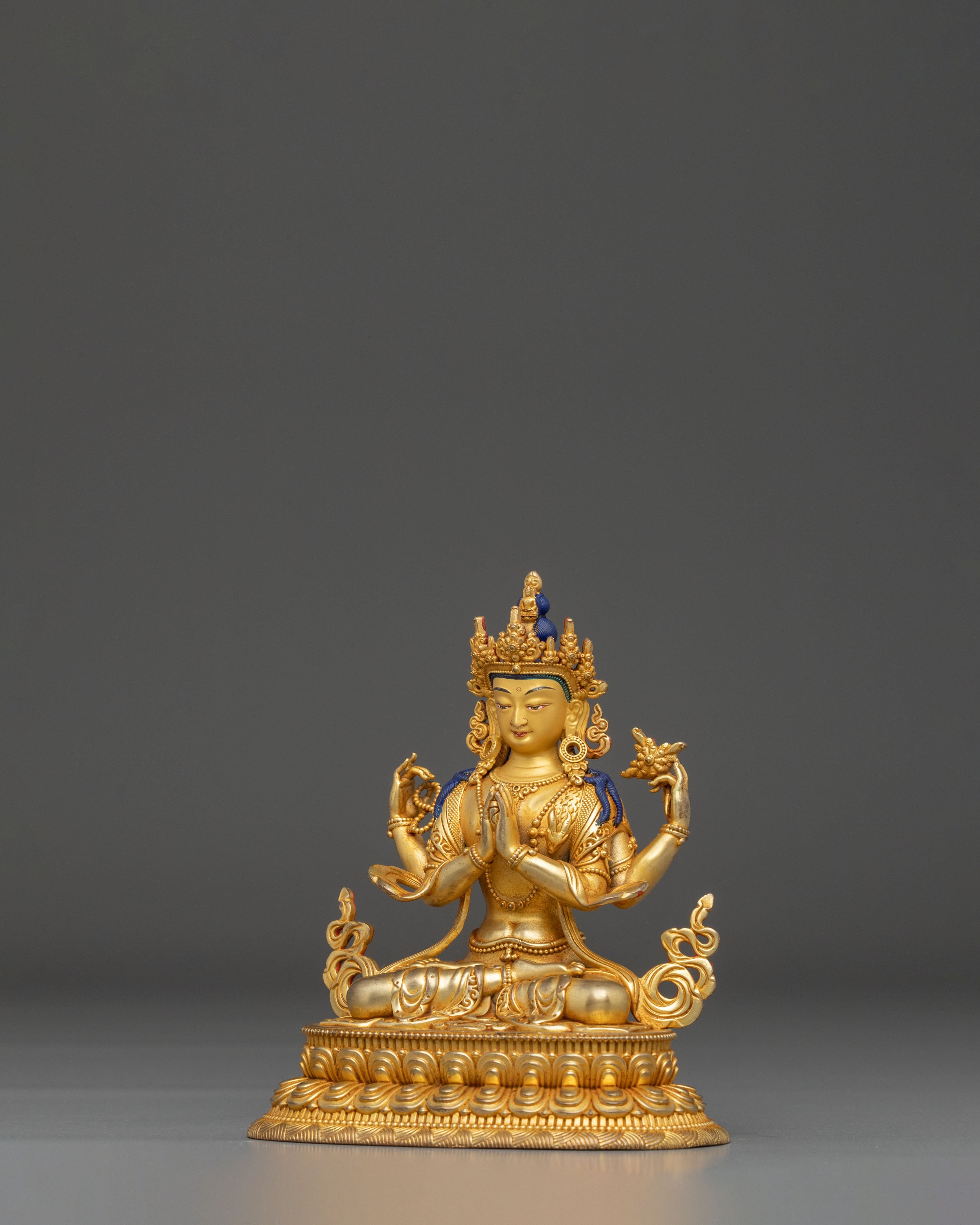 Chenrezig Statue: The Compassionate Bodhisattva | Tibetan Buddhist Deity