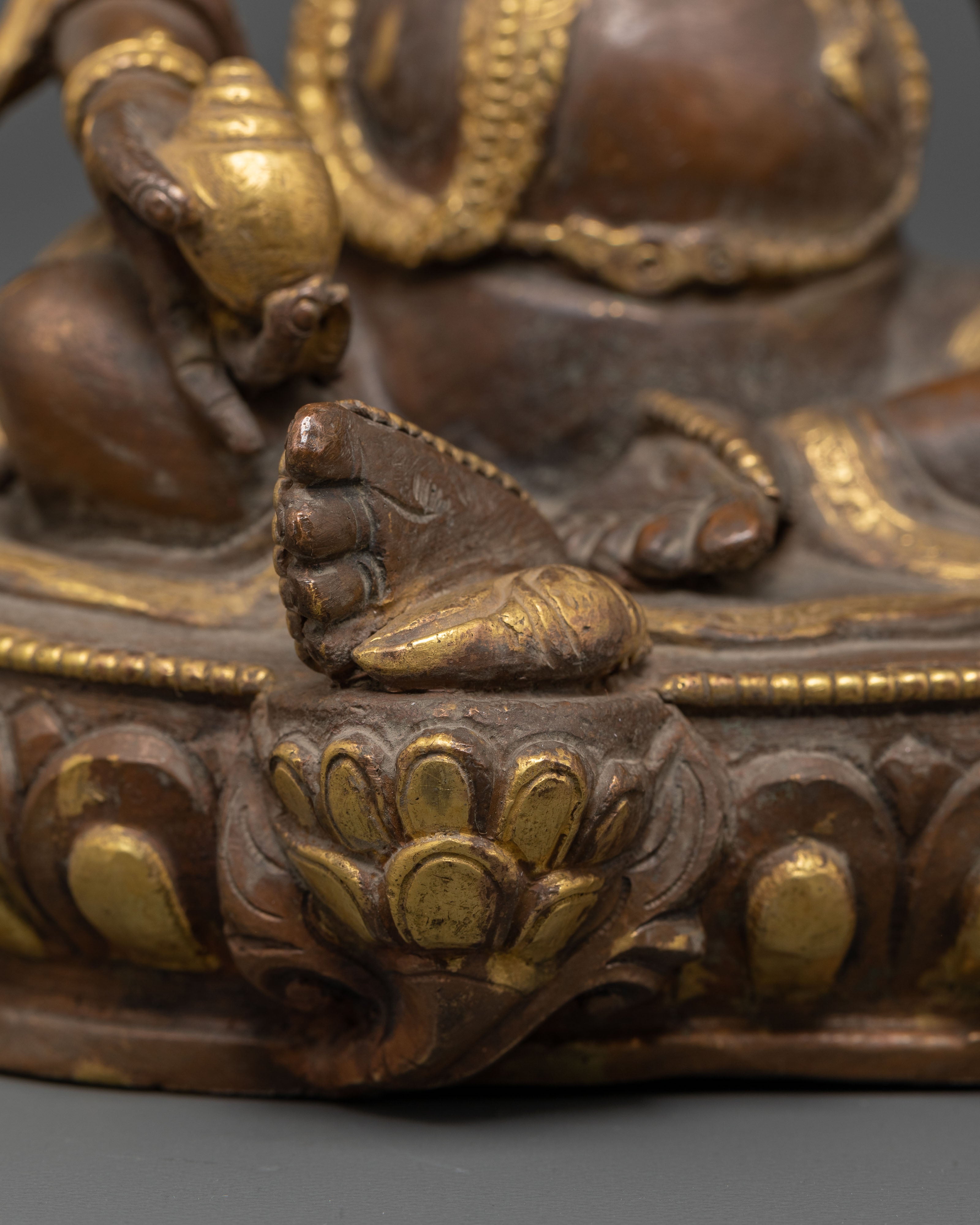 Sculpture of Abundance Icon Lord Dzambhala | Protector of Wealth