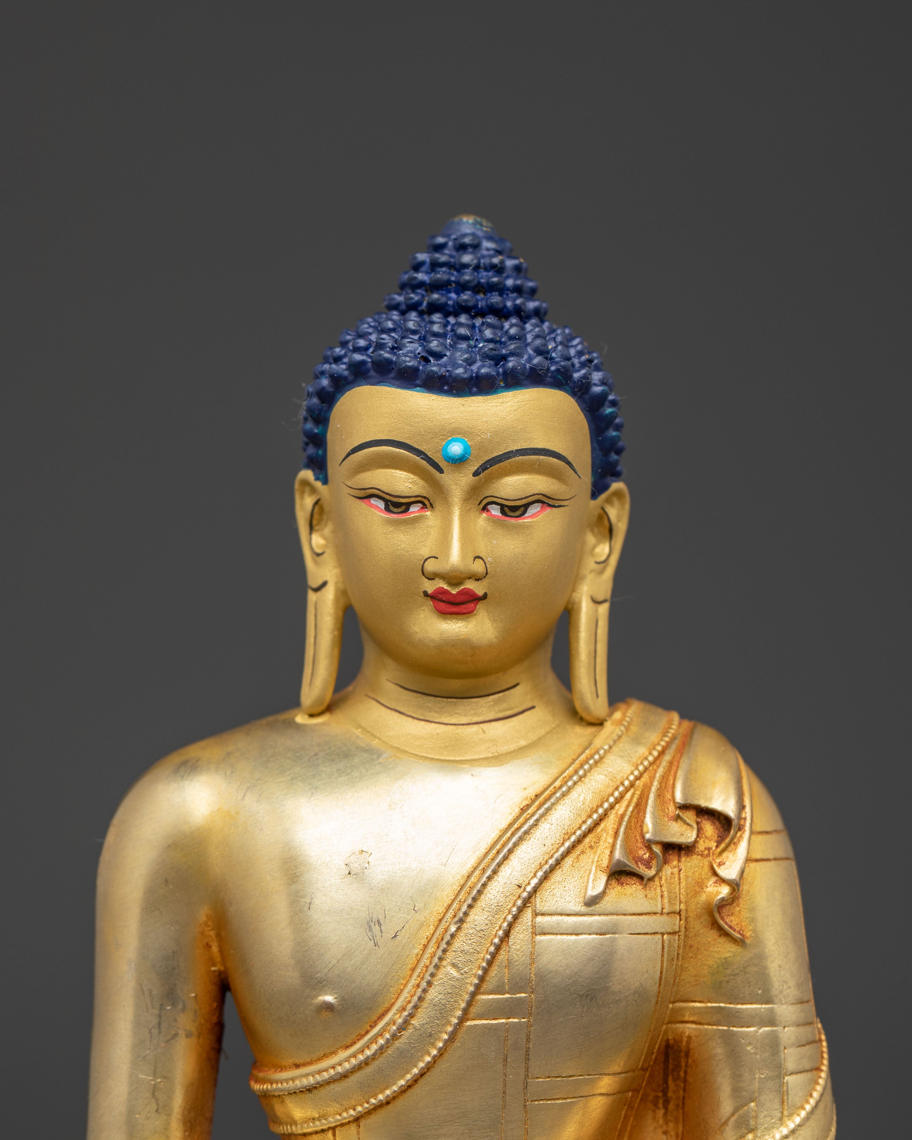 Golden Statue of Pure Land Buddha Amitabha | Ruler of the Pure Land