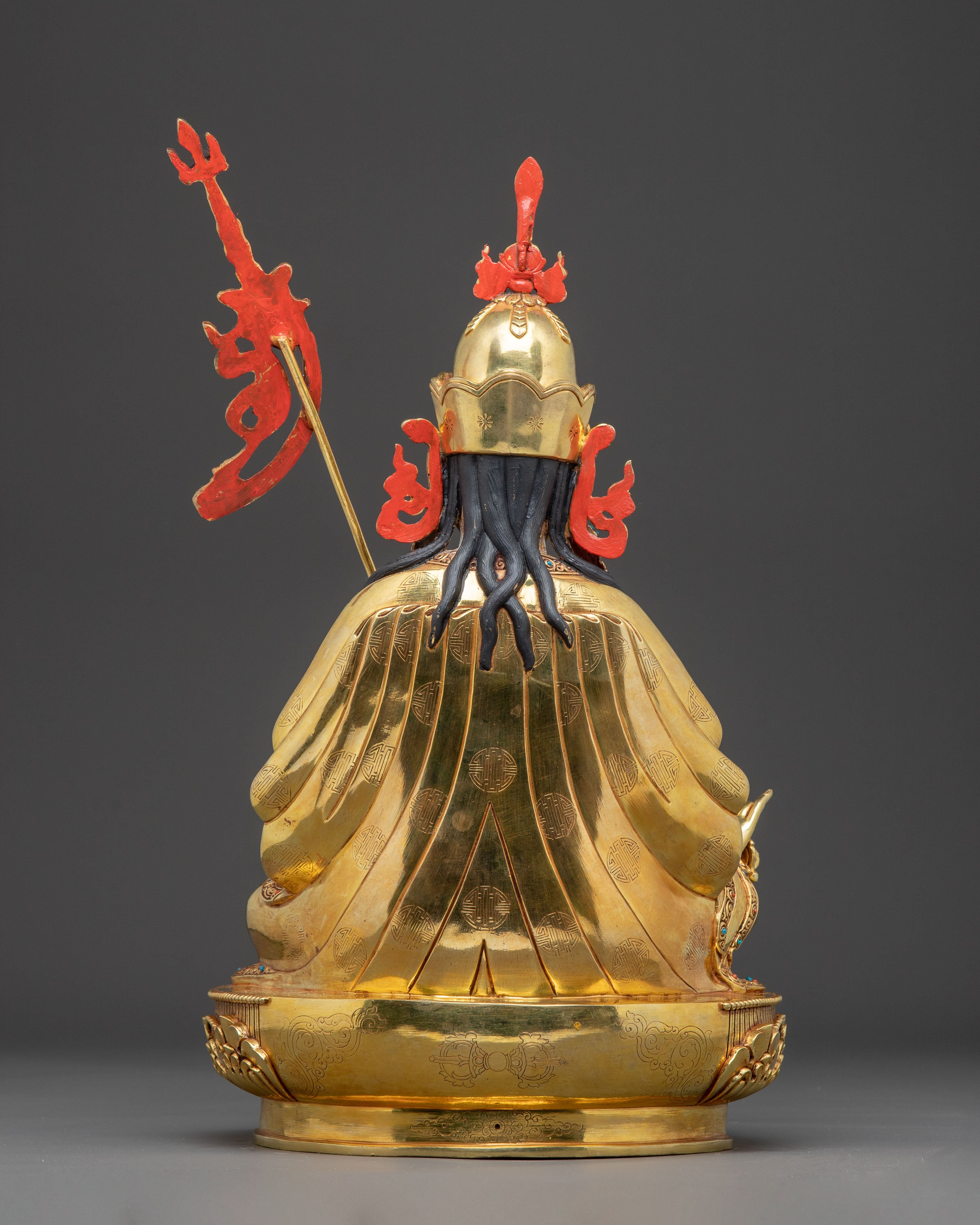 Handcrafted Radiant Statue of Guru Padmasambhava | Lotus-Born Master