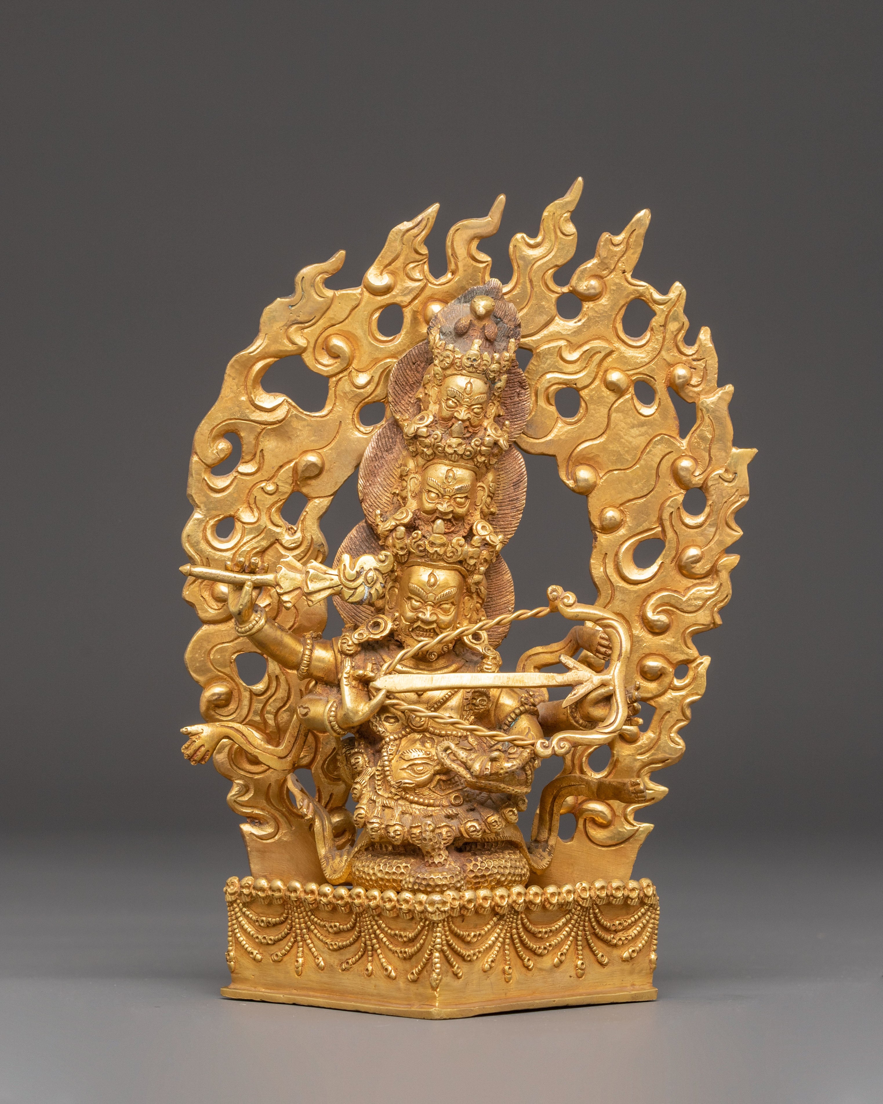 Buddhist Protector Rahula Statue | Guardian of the Dharma