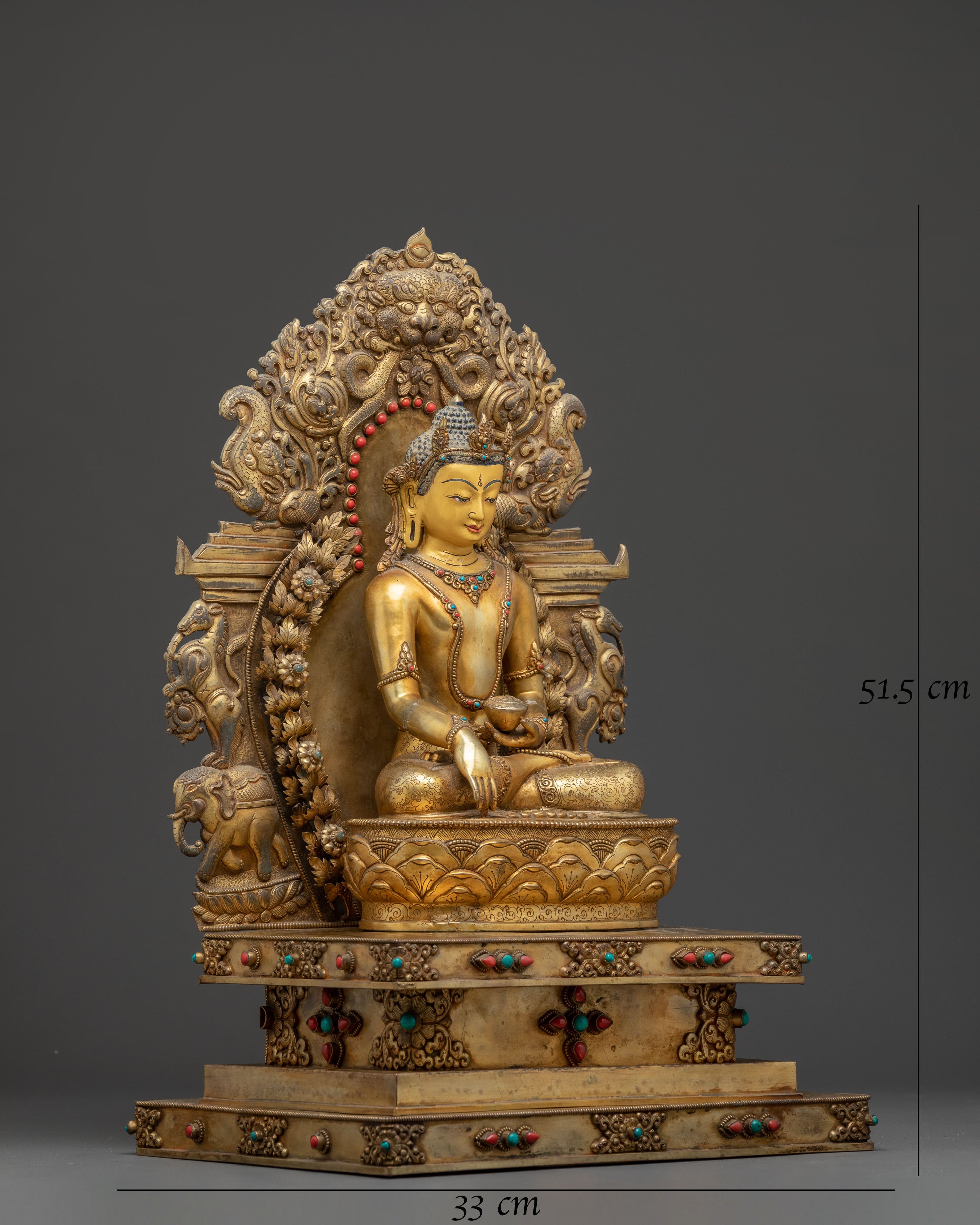 Handmade Gautama Buddha Sculpture Sage of the Shakyas 