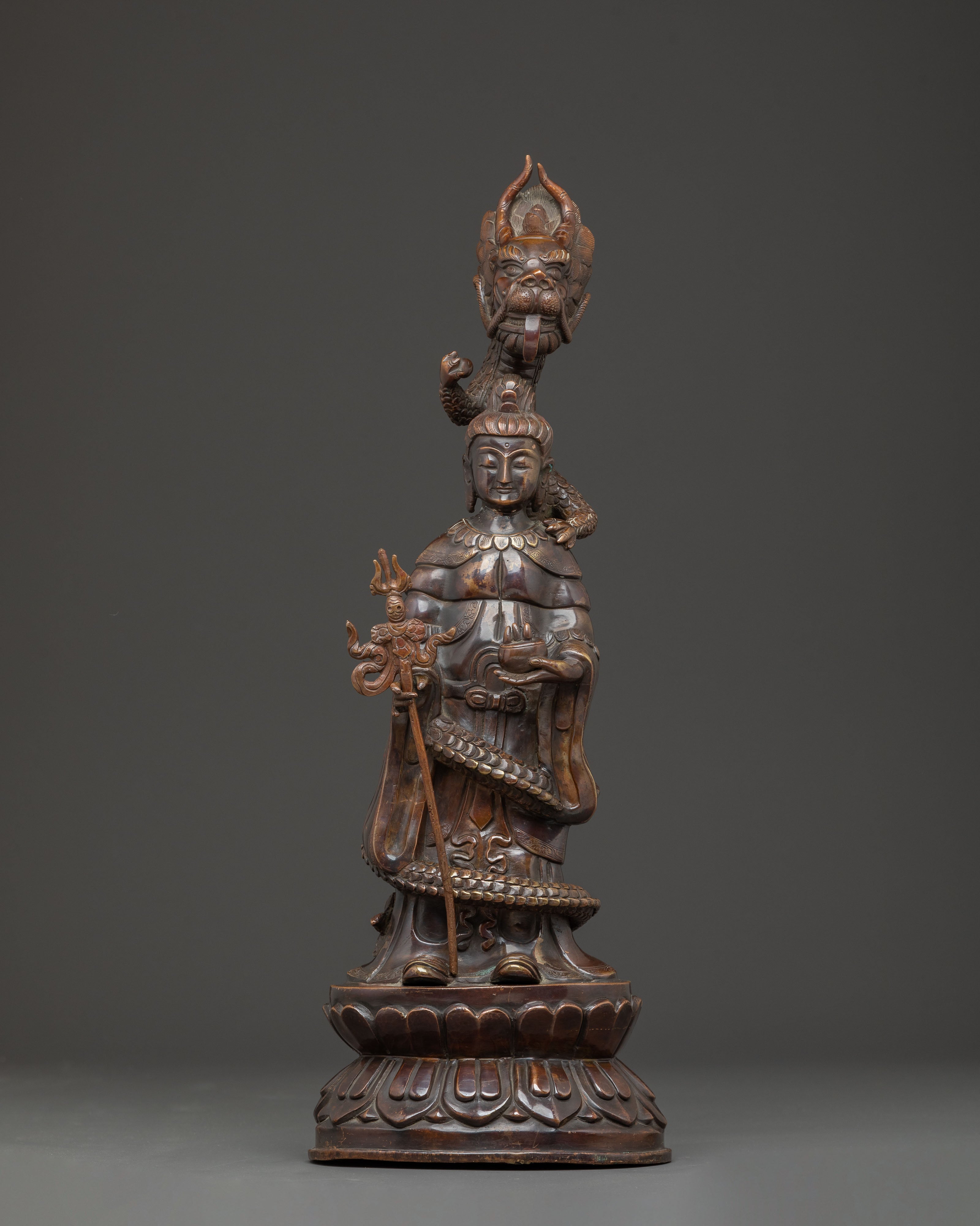 Dragon Buddha Statue