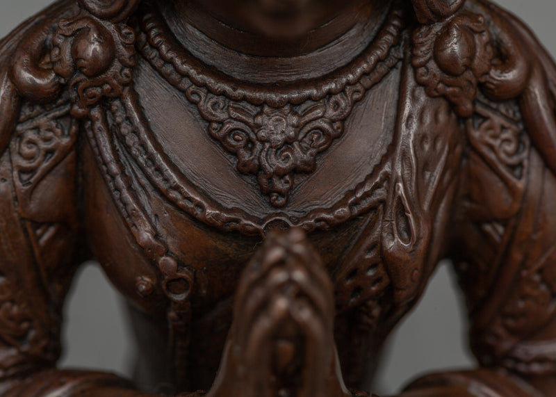 Traditional Statue of Bodhisattva of Compassion Avalokiteshvara | Symbol of Mercy