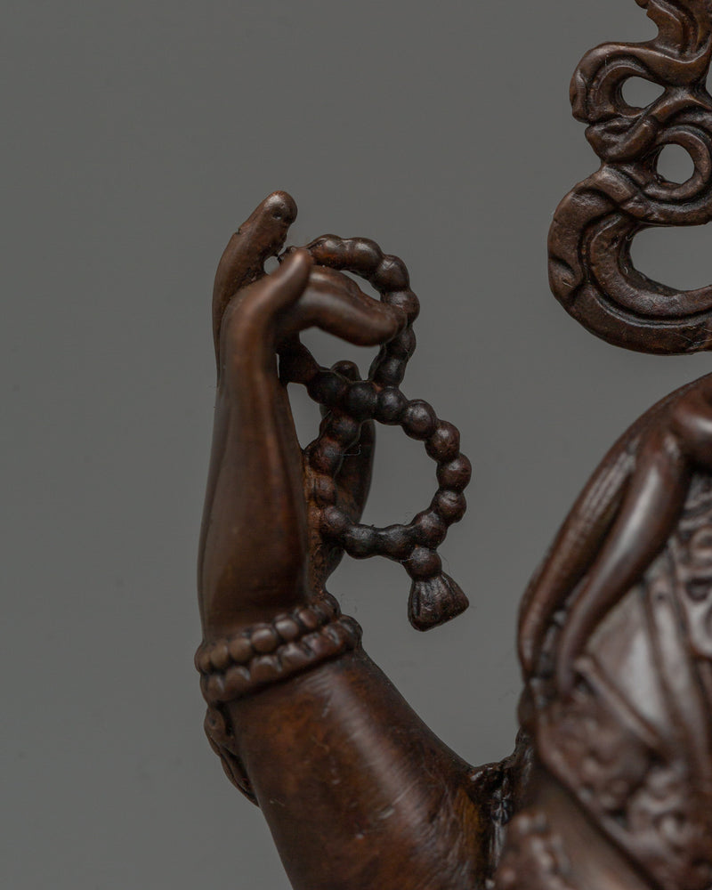 Traditional Statue of Bodhisattva of Compassion Avalokiteshvara | Symbol of Mercy