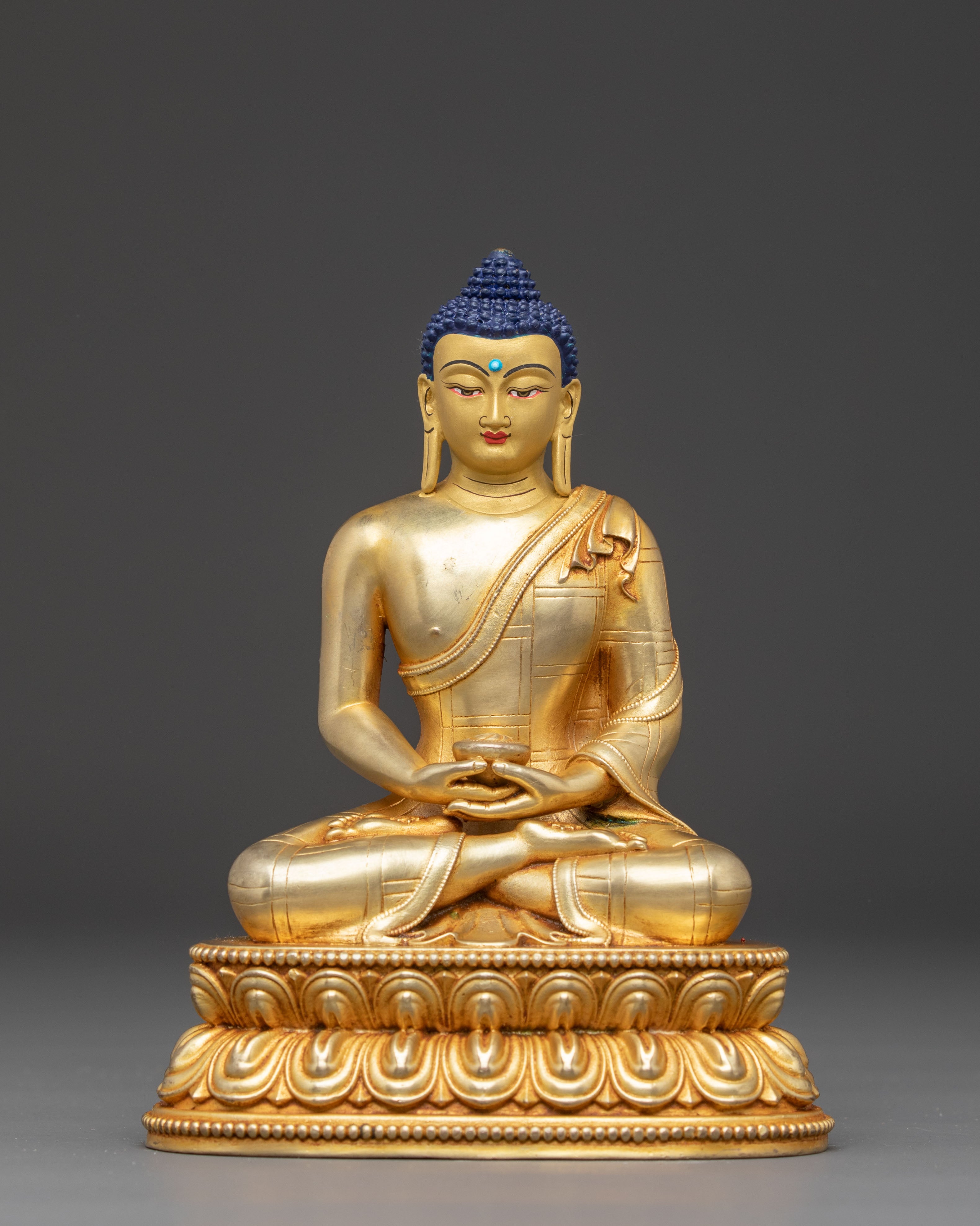 Golden Statue of Pure Land Buddha Amitabha 