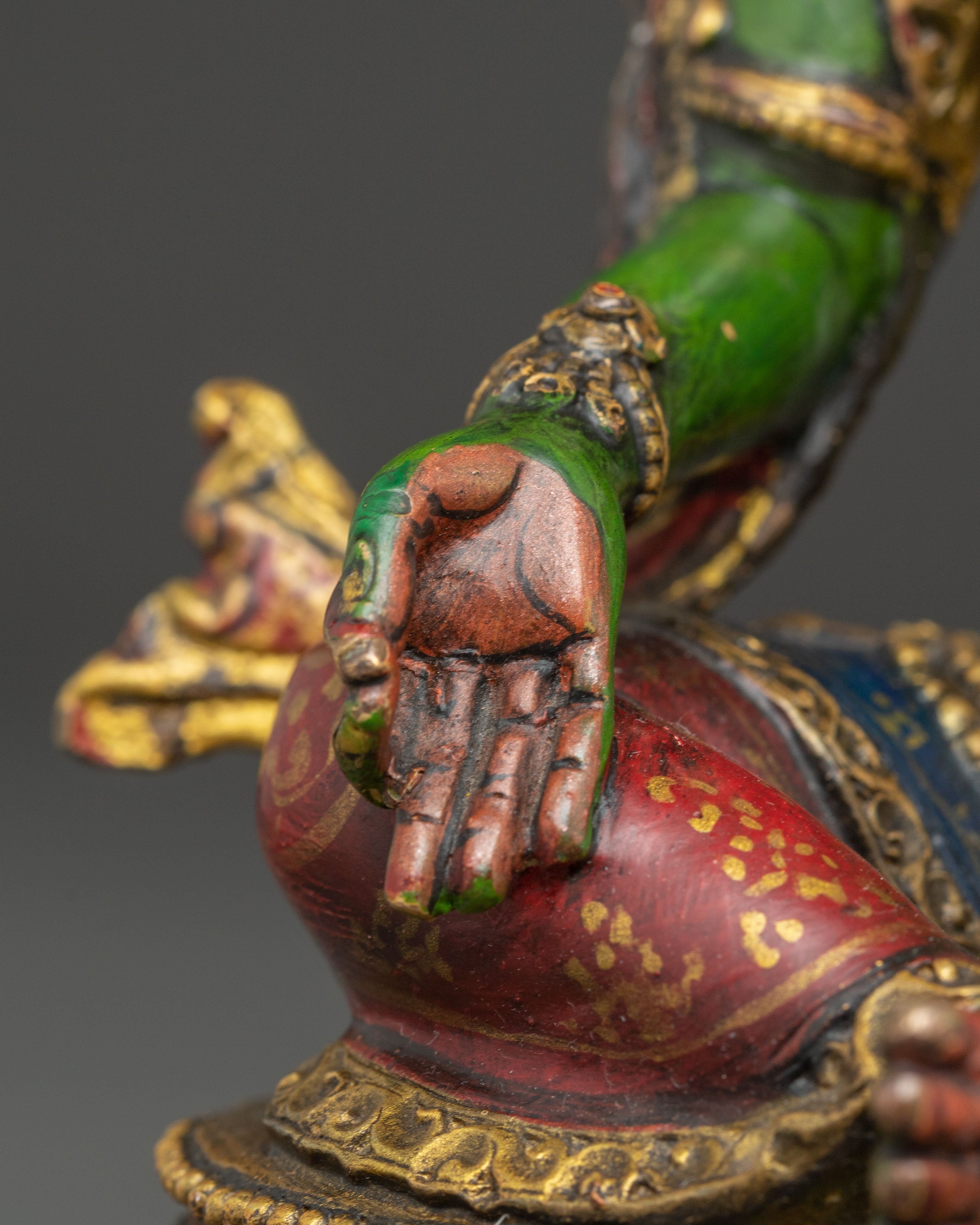 Handcrafted Nepalese Statue of Green Tara | Mother of Liberation