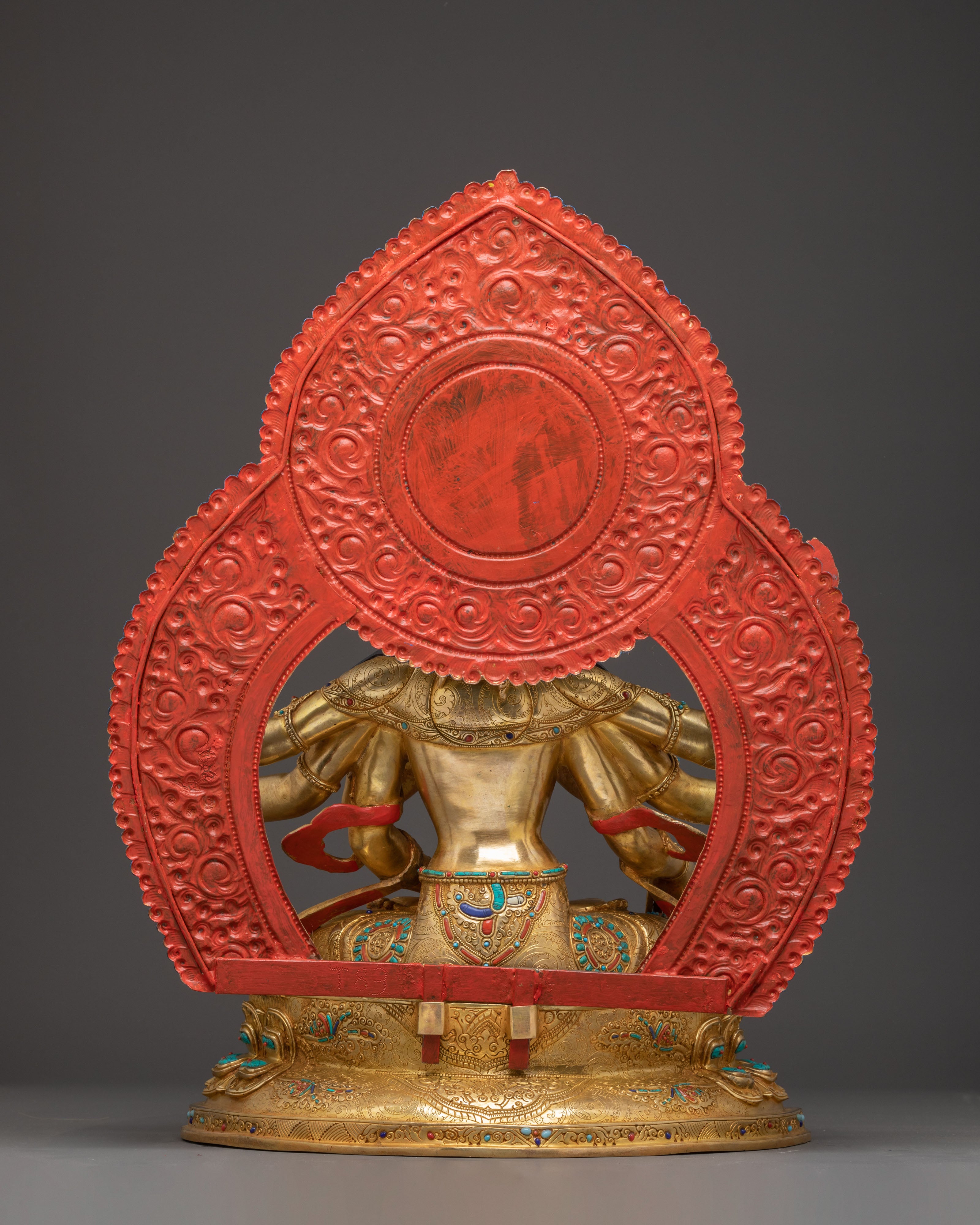 Handmade Buddhist Healing Goddess Namgyalma Statue | Himalayan Style Artwork