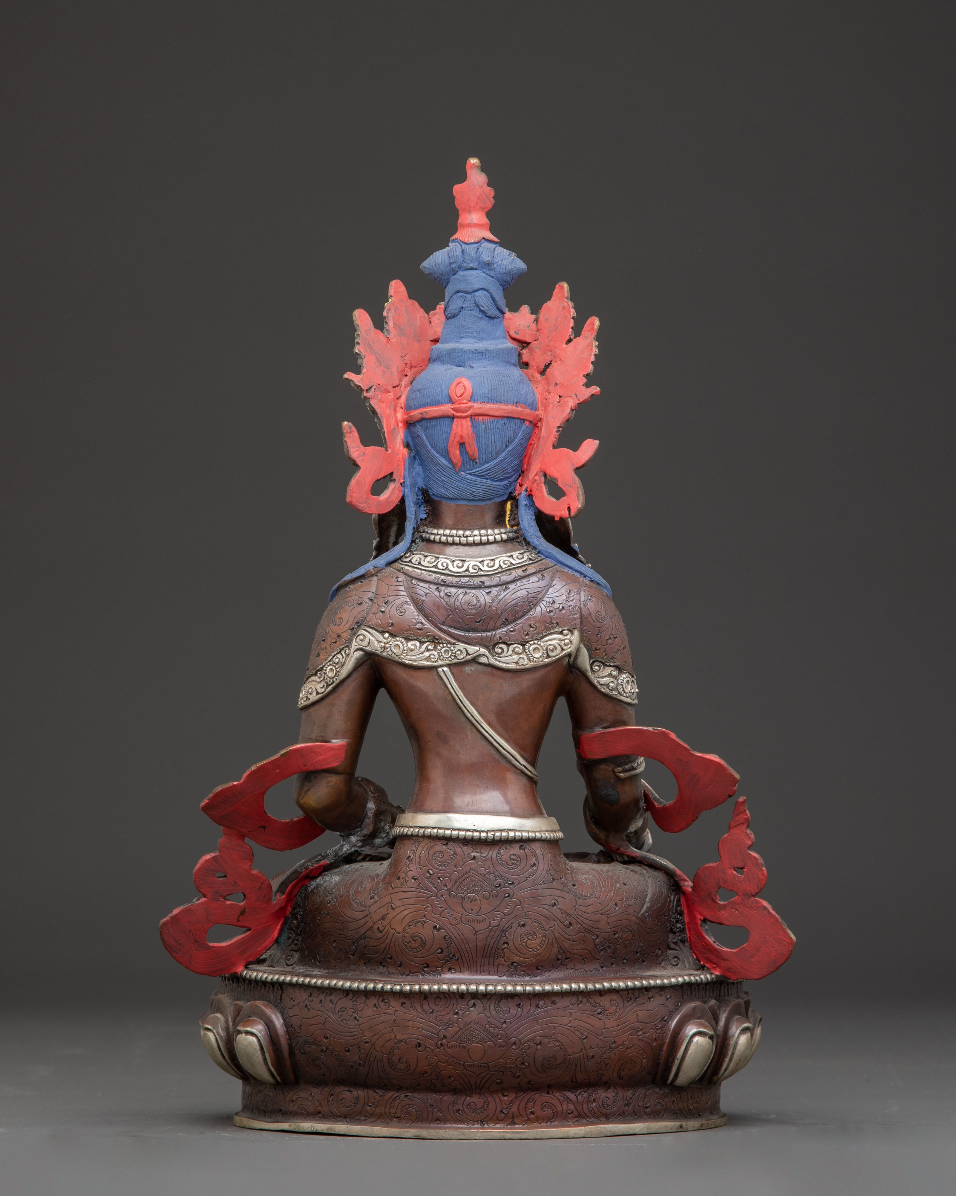 Handmade Vajrayana Deity Mitrupa Statue | The Immovable Buddha