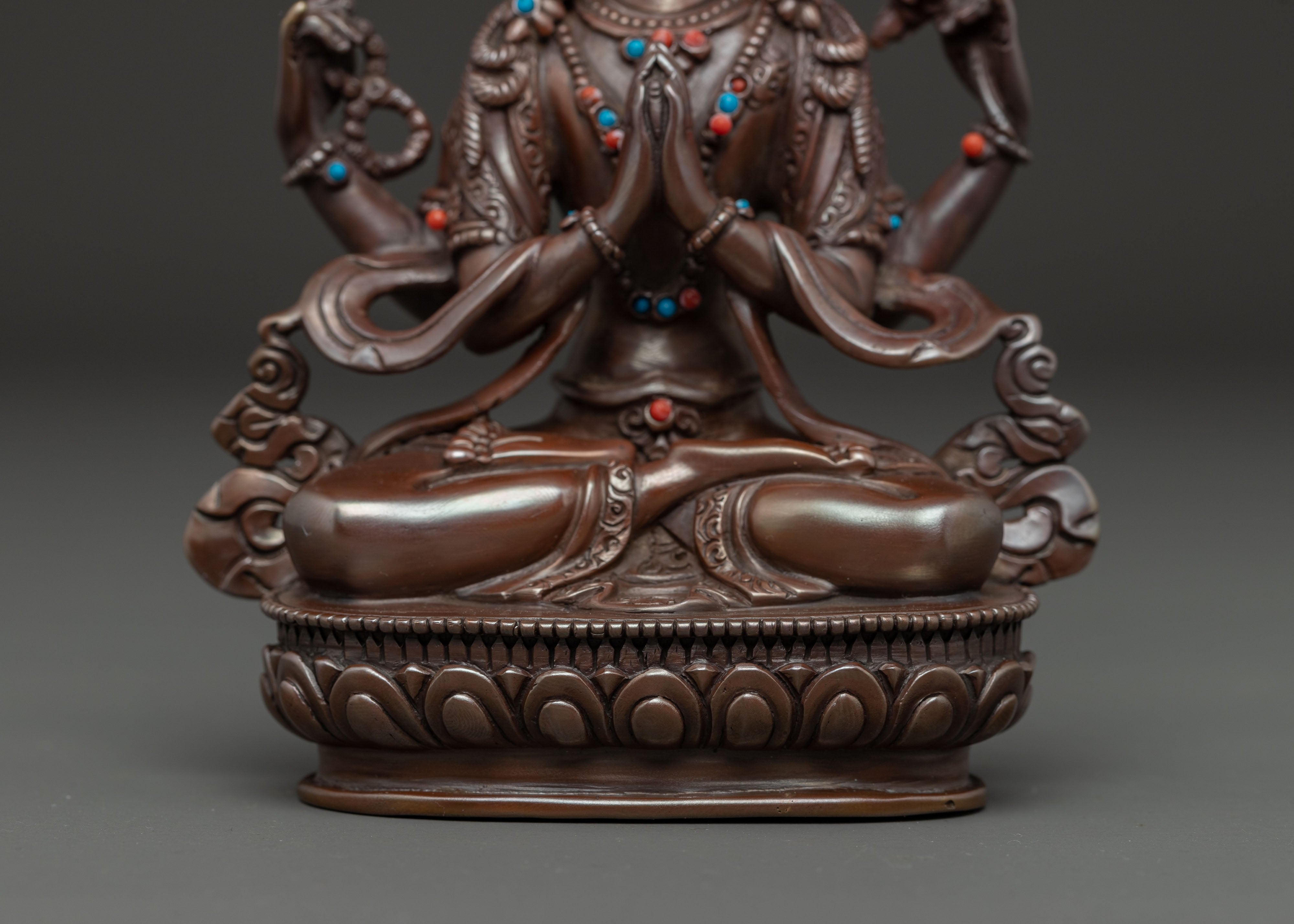 Handmade Statue of Bodhisattva Chenrezig | Avalokiteshvara - Compassion Buddha