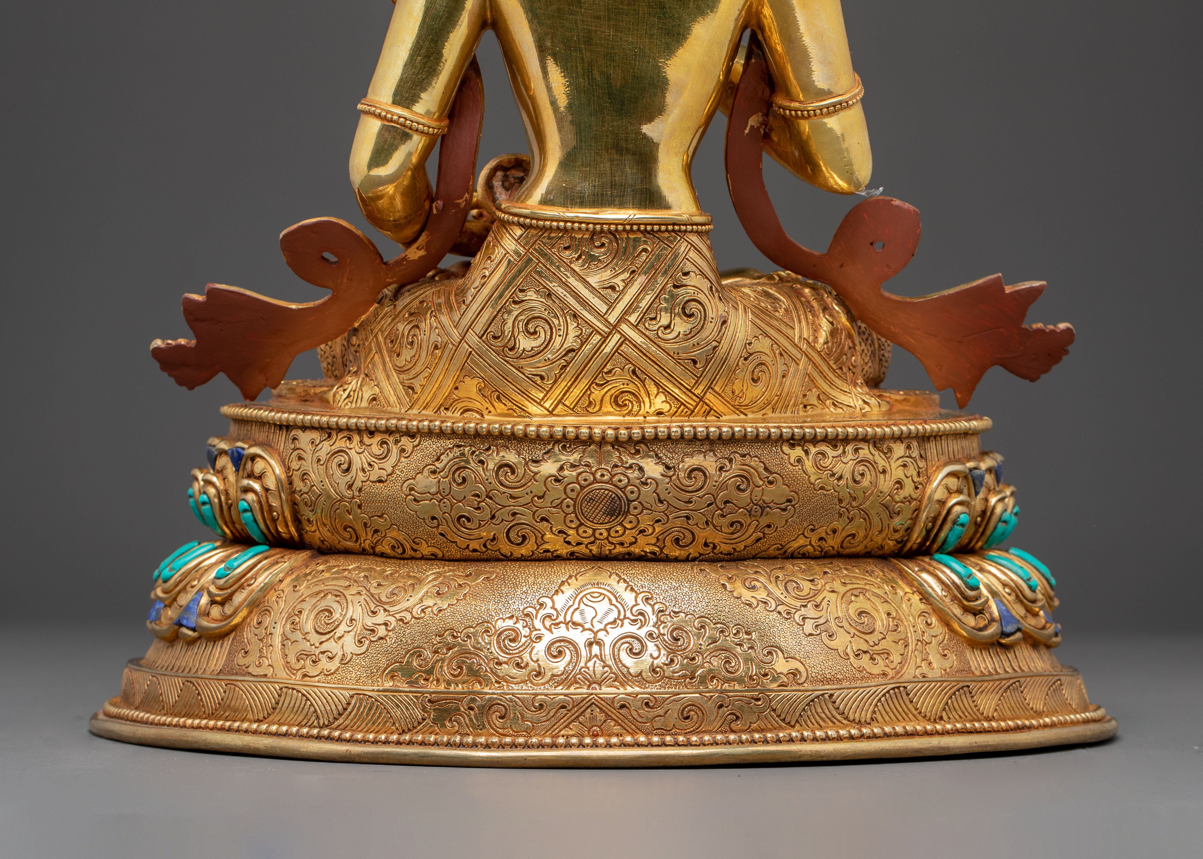 Handmade Vajrasattva Copper Statue: Karma Cleansing Deity