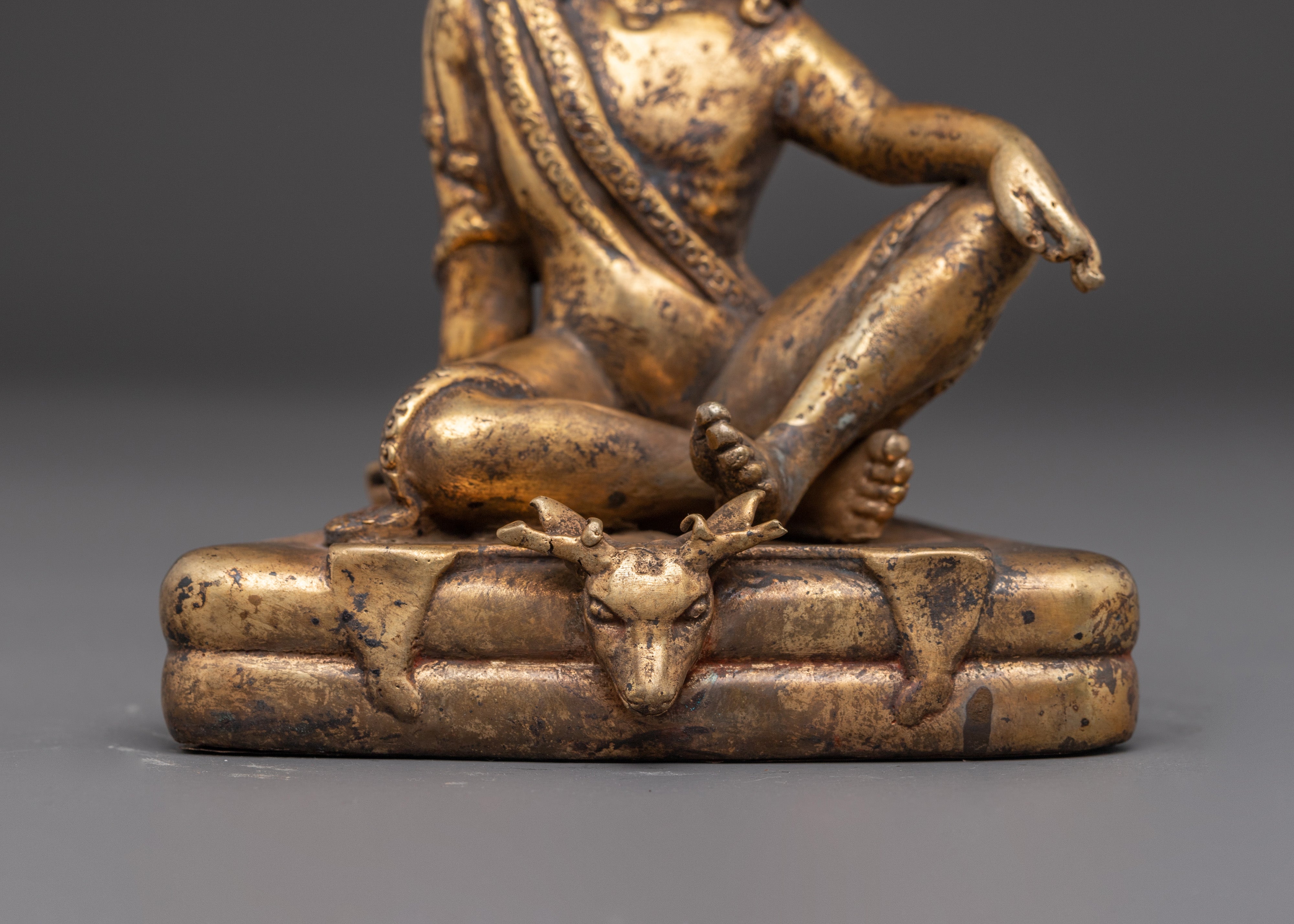 Handmade Milarepa Art, Tibetan Buddhist Yogi | Embodiment of Transformation