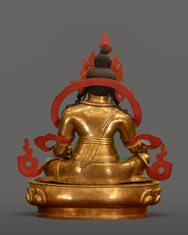 Himalayan Art Buddhist Dzambhala Sculpture | Symbol of Tantric Mastery