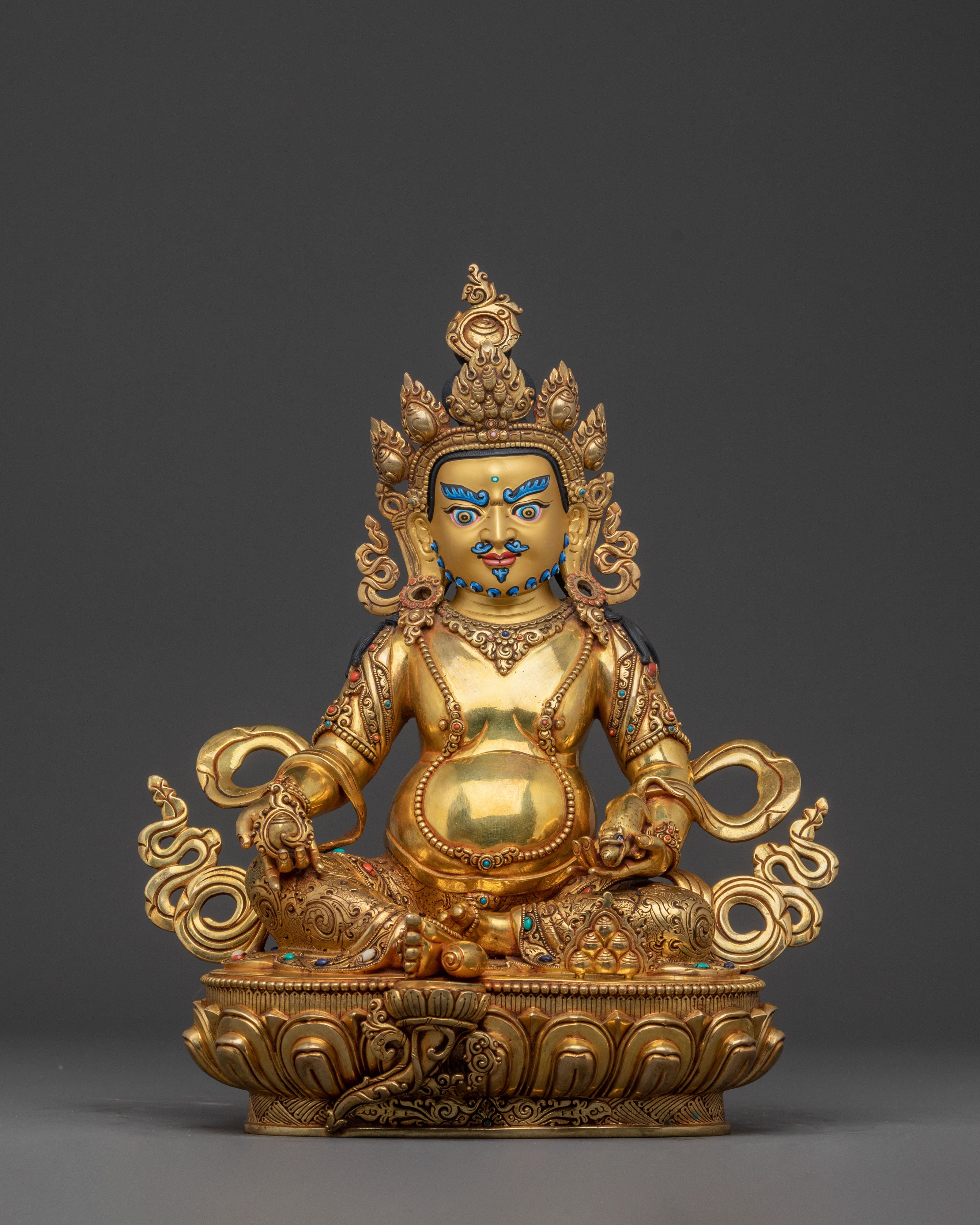 Golden Dzambhala Sacred Statue