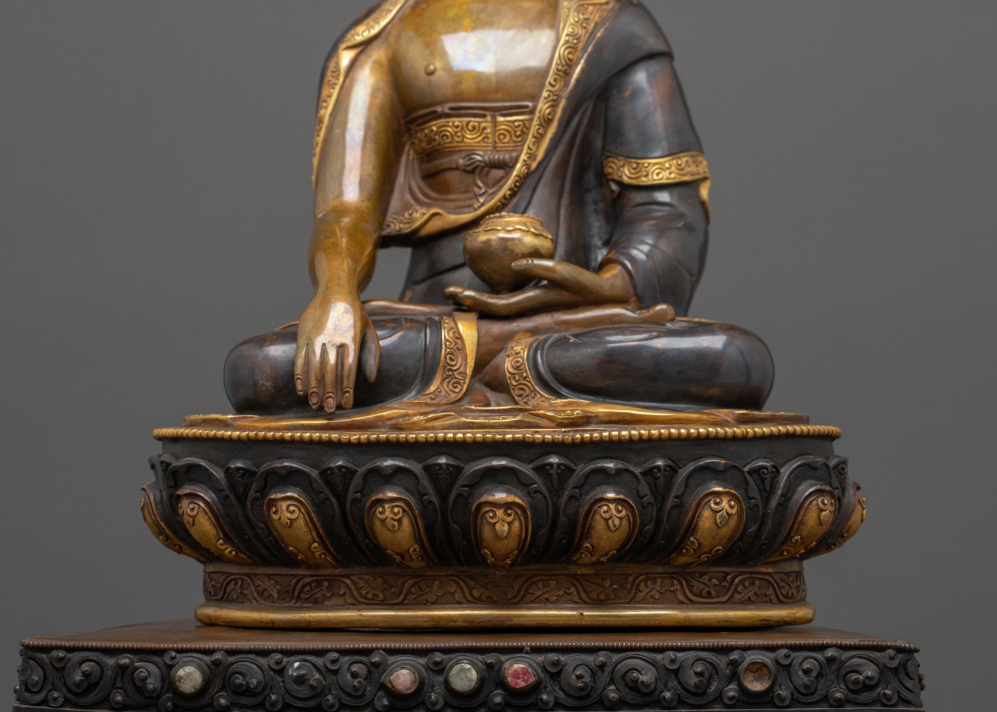 Shakyamuni Buddha Figurine on Throne | Enlightened ONE