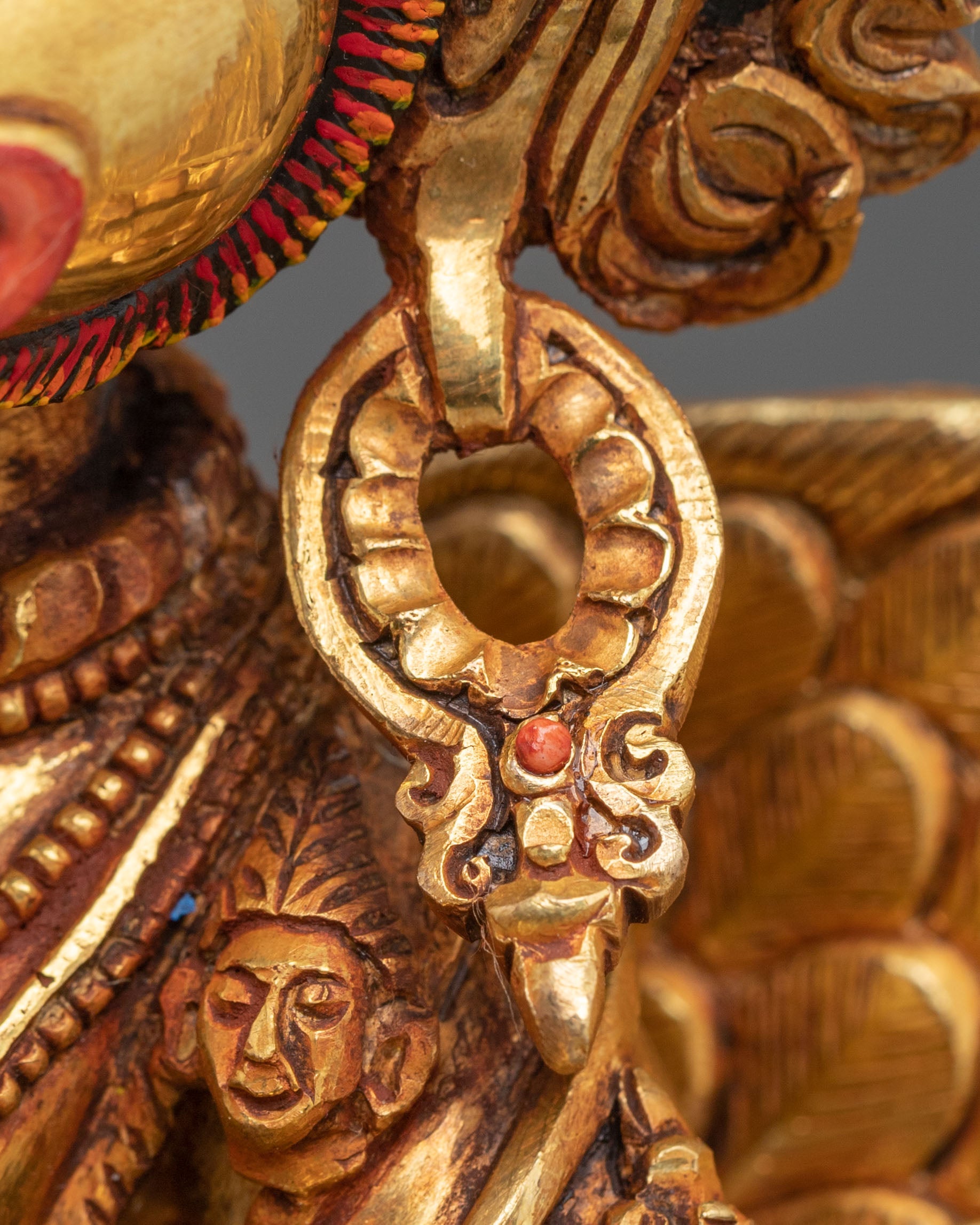 Garuda Spiritual Statue | Handcrafted 24K Gold Gilded Figurine