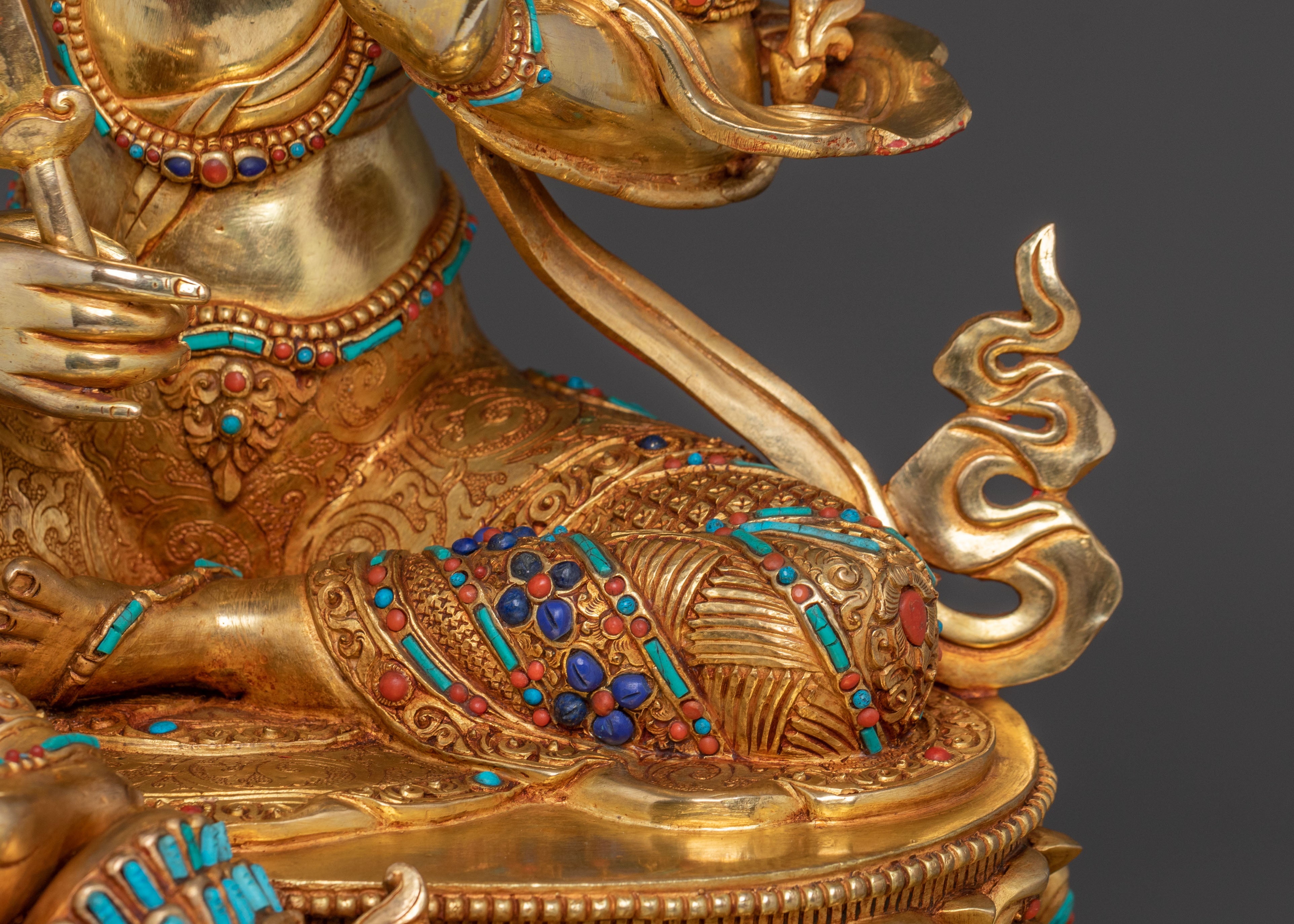 Manjushri Sacred Statue | Flaming Wisdom