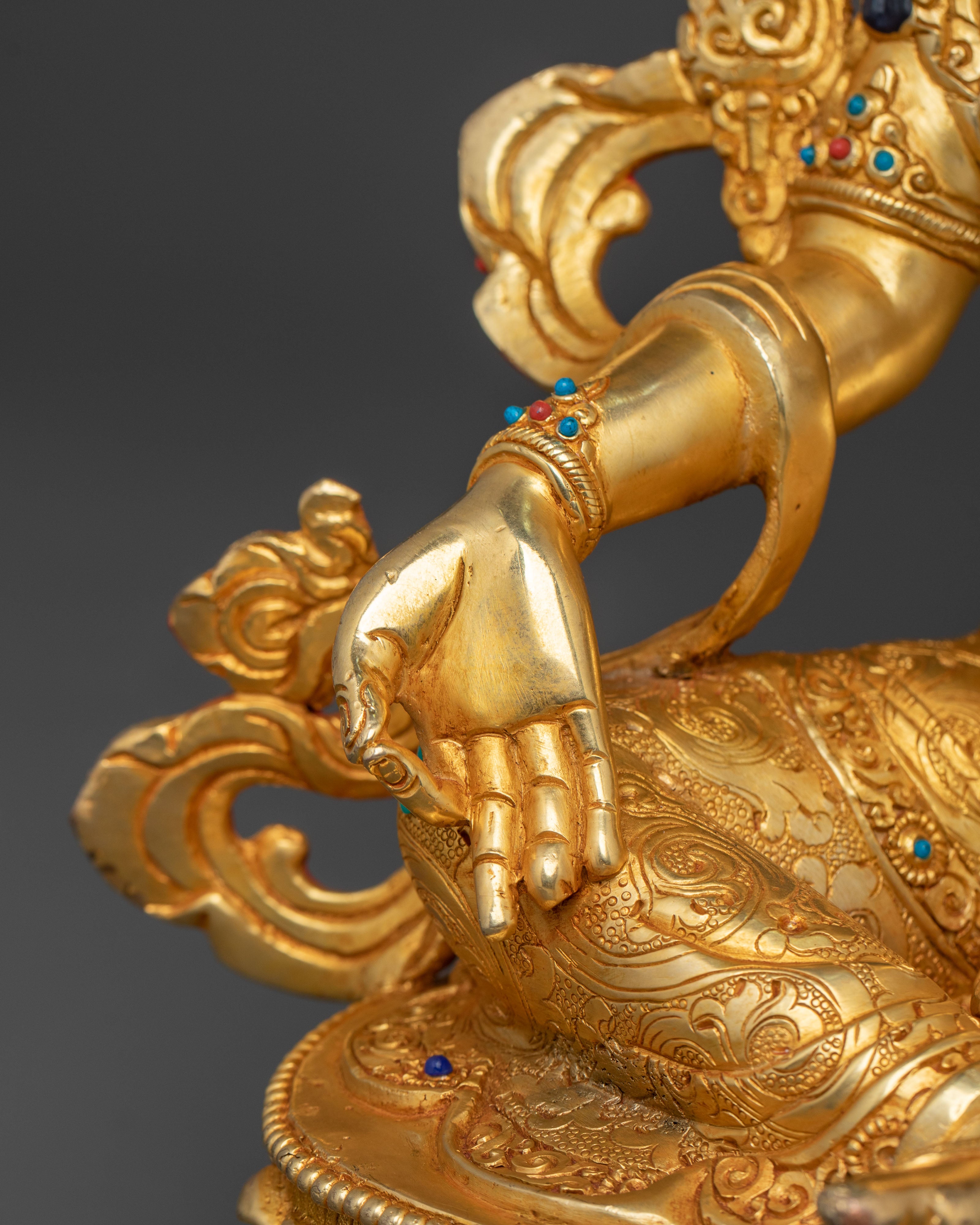 Green Tara Divine Feminine Statue: Goddess of Compassion