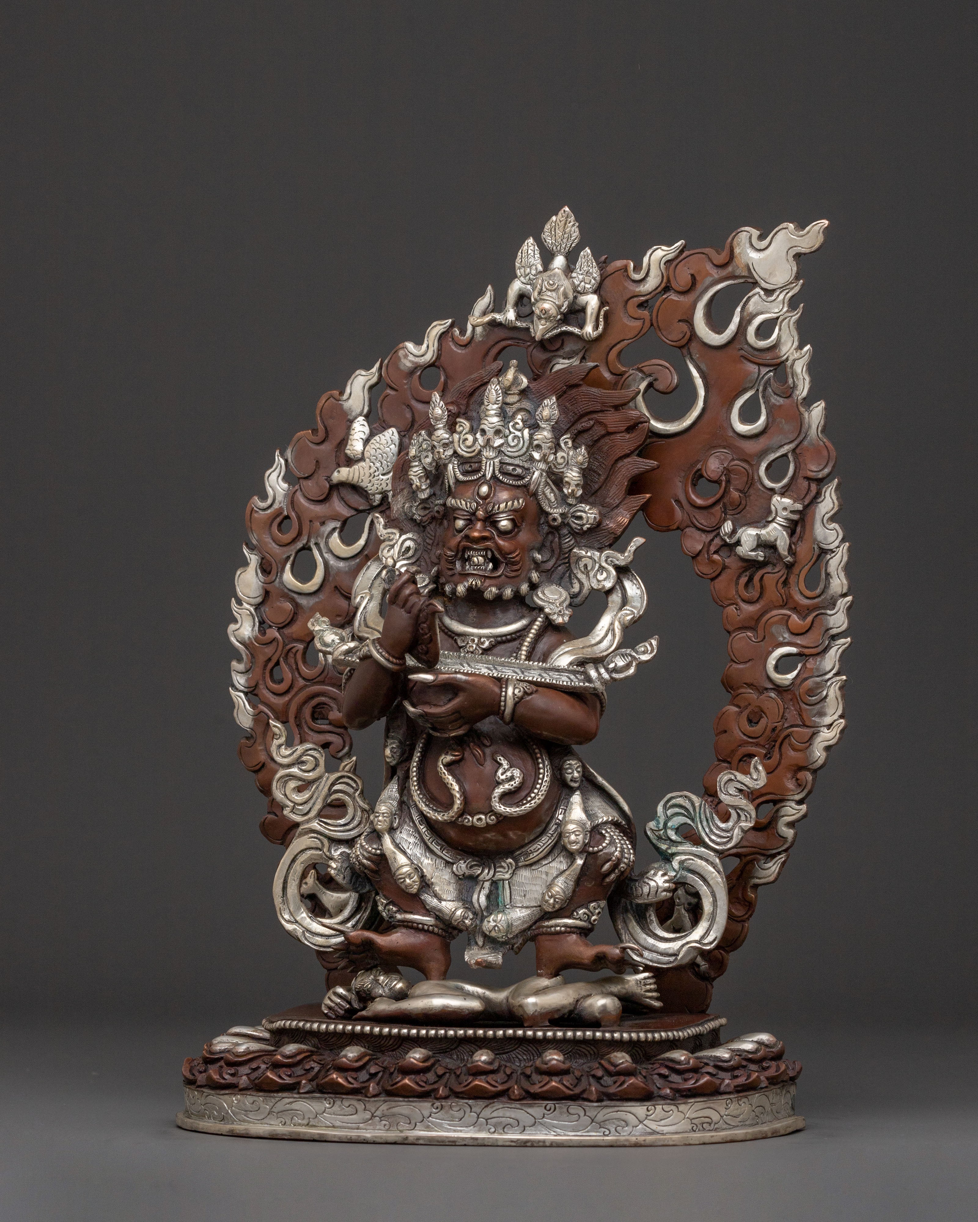 Shakya Mahakala Copper Statue | Compassionate Icon