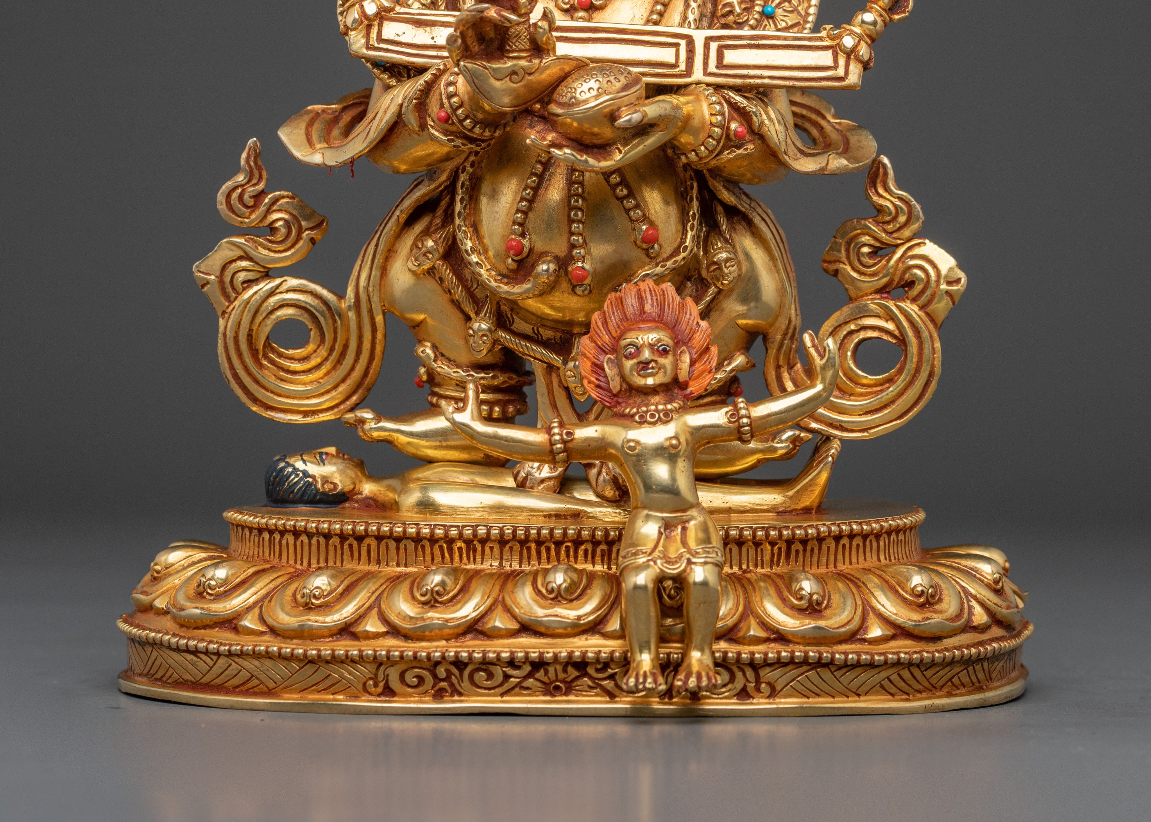 Shakya Mahakala Statue | Tibetan Protector Deity