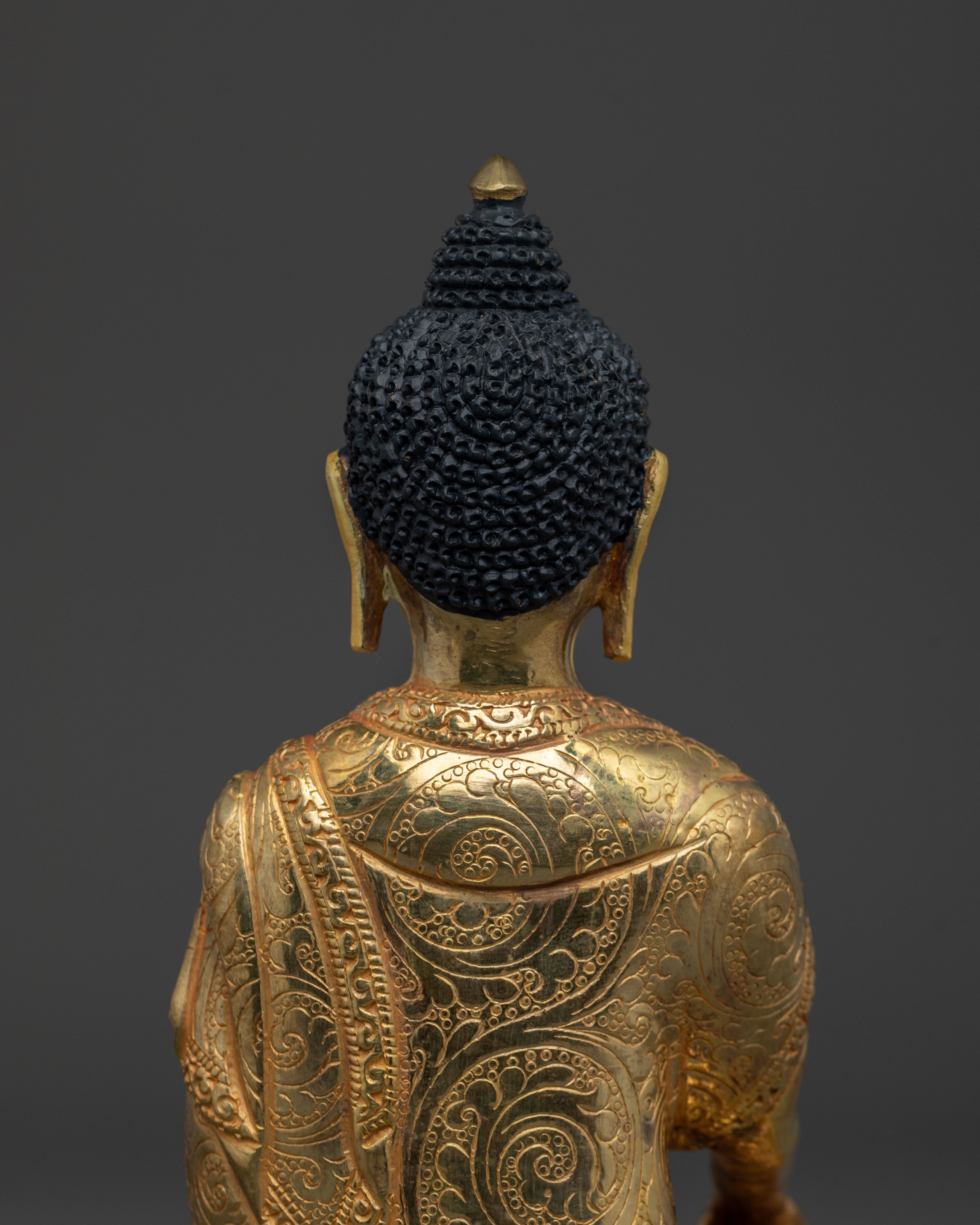 Shakyamuni 24K Gold Buddha Statue | Altar Home Decor