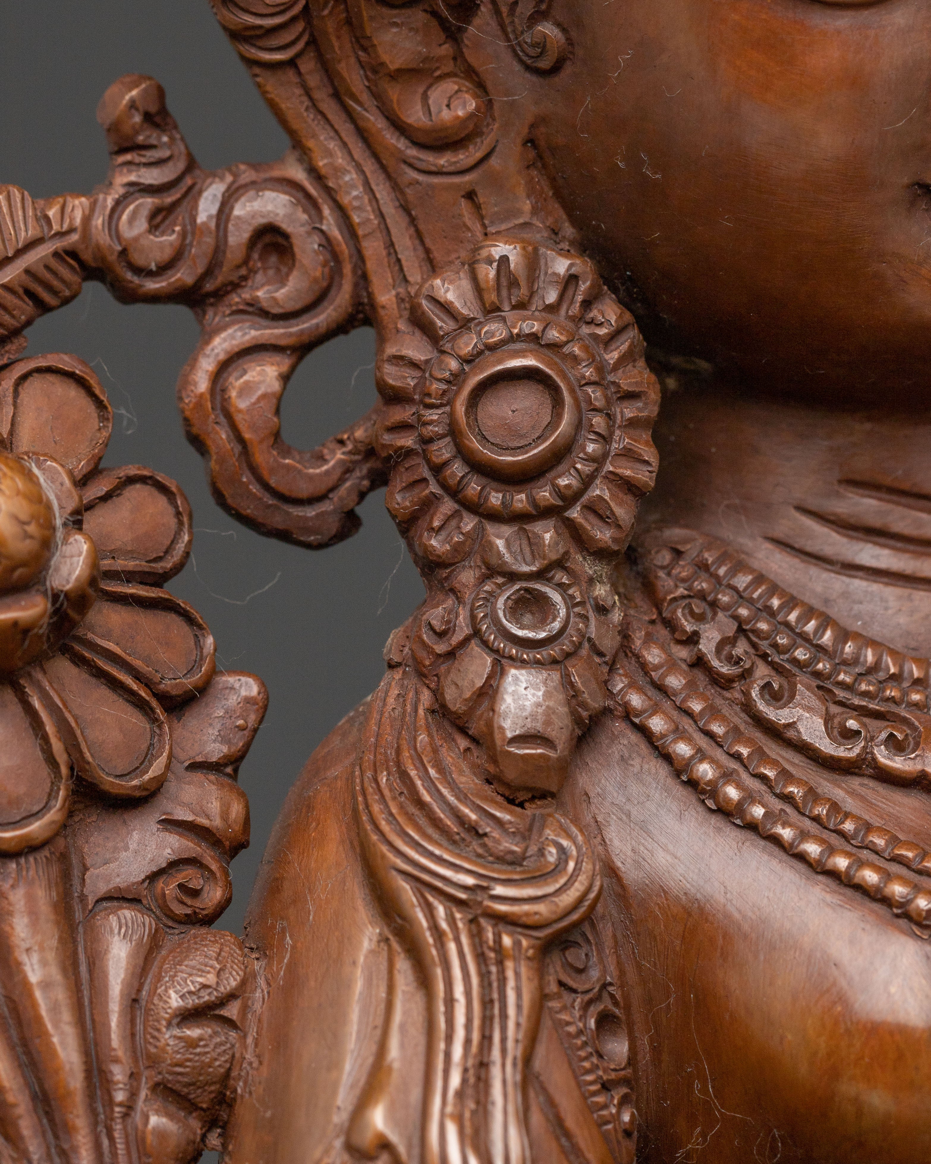 Green Tara Sacred Copper Statue – Himalayan Handcraft