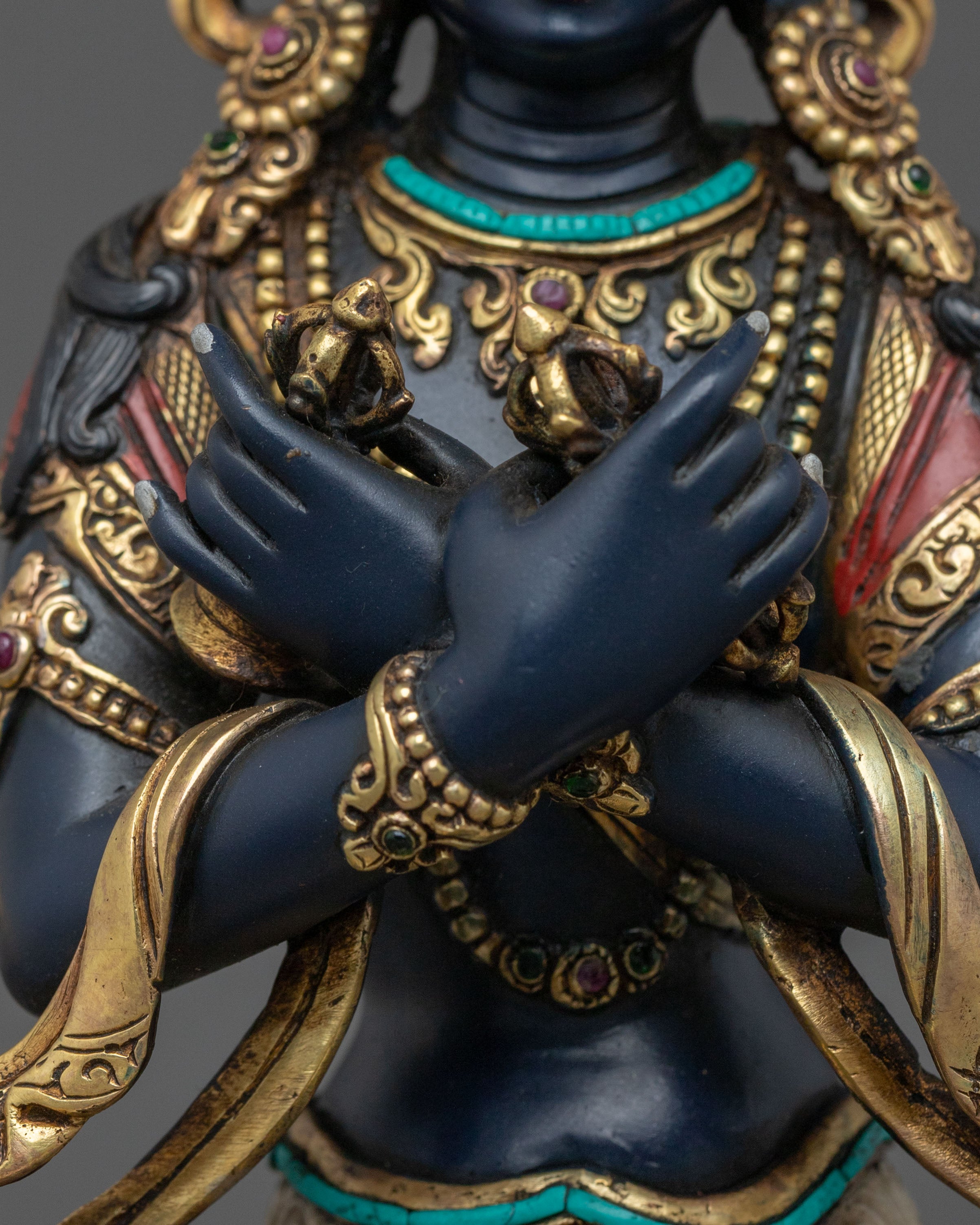Handmade Vajradhara Buddhist Statue: Primordial Buddha