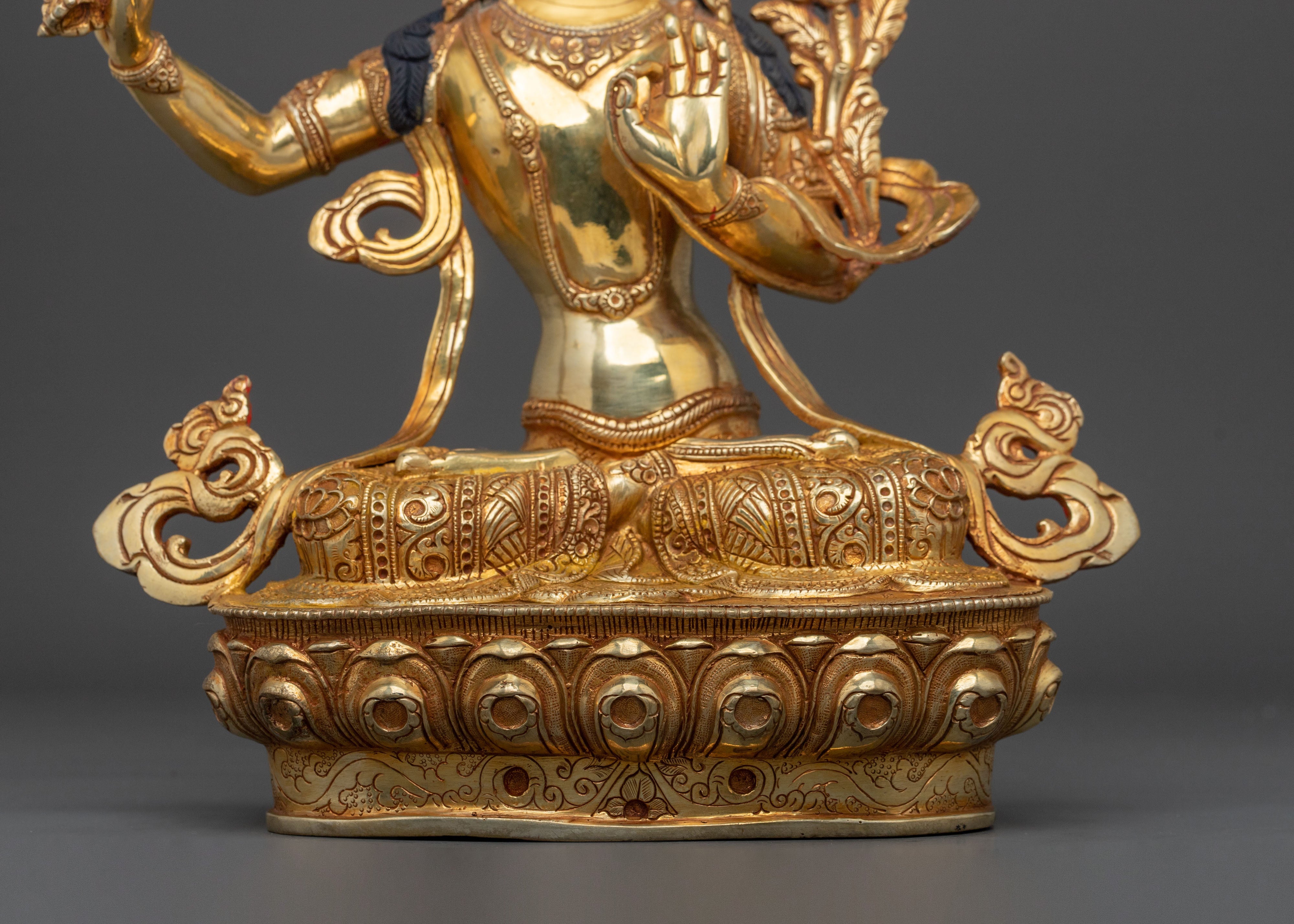 Handcrafted Manjushri Spiritual Statue | Radiant Wisdom