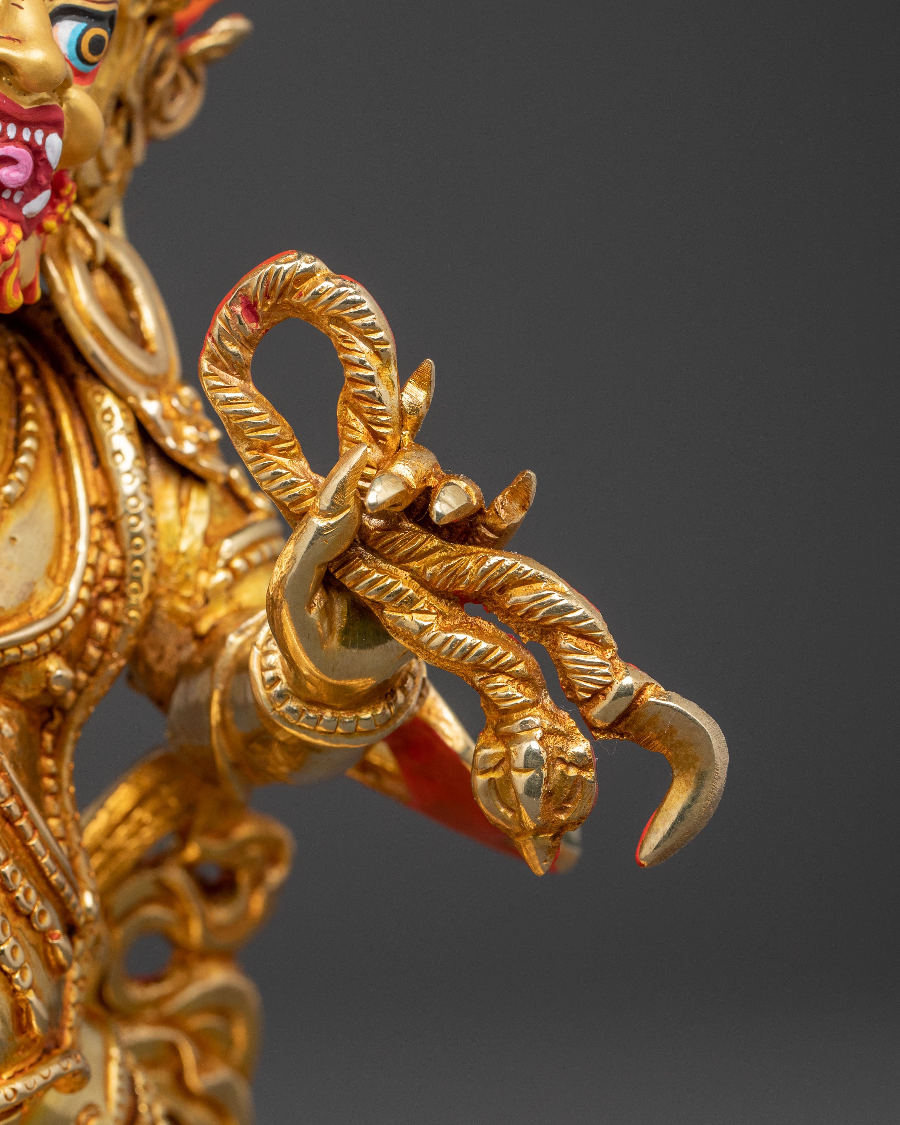 Golden Statue of Vajrapani | Protector of Wisdom