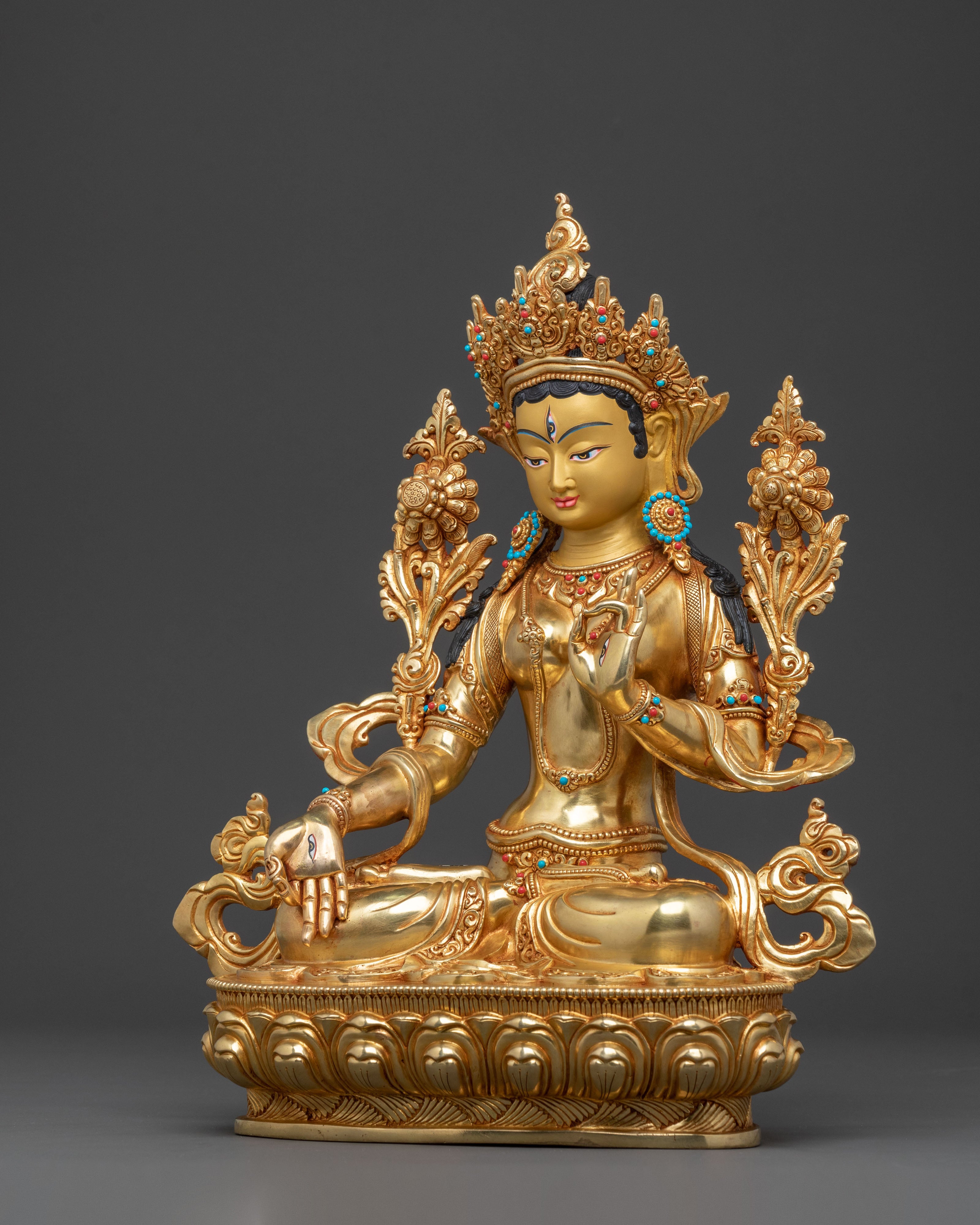 White Tara Pure Compassion Statue | Goddess of Healing and Long Life
