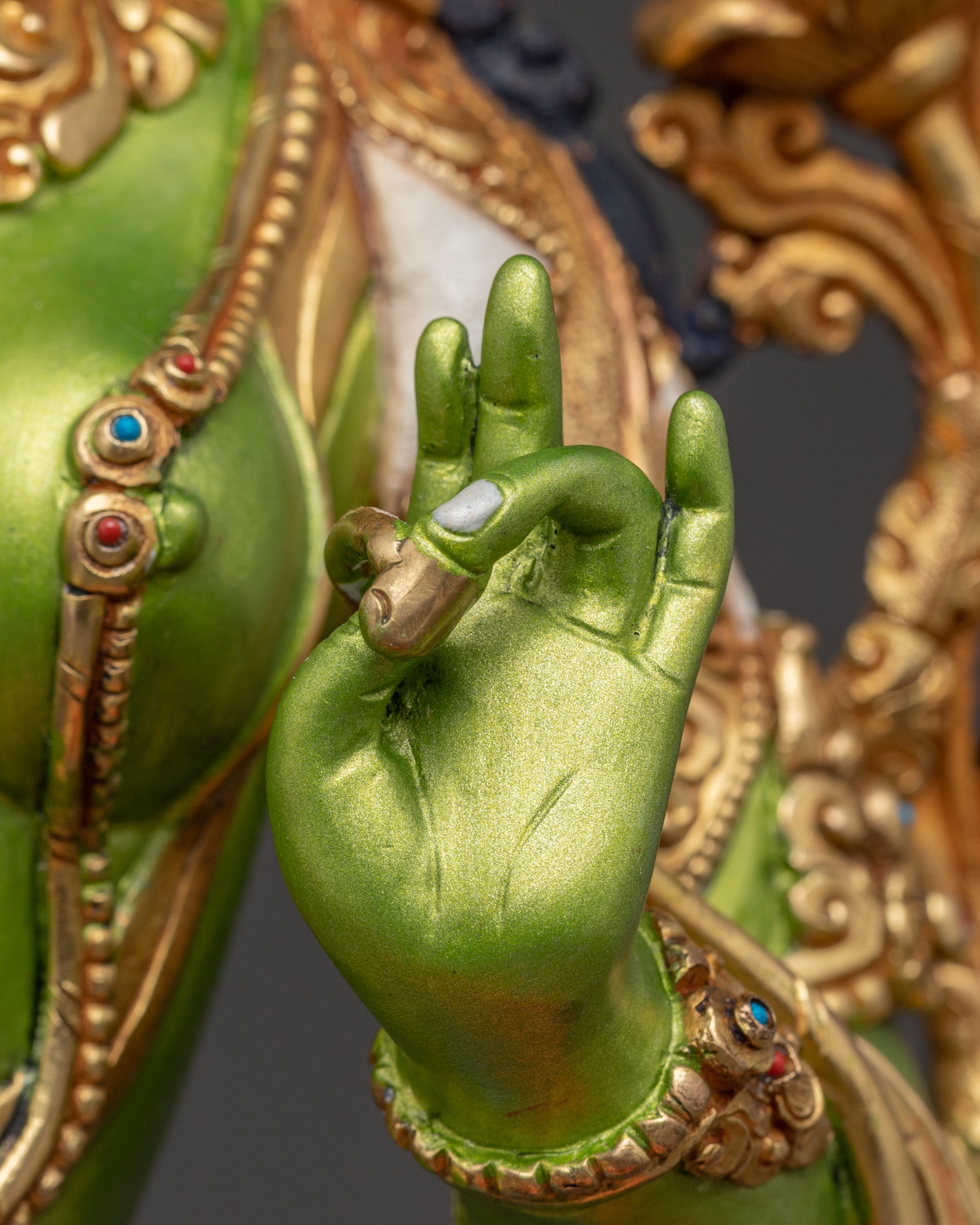 Sacred Statue of Mother Green Tara | Compassionate Protector