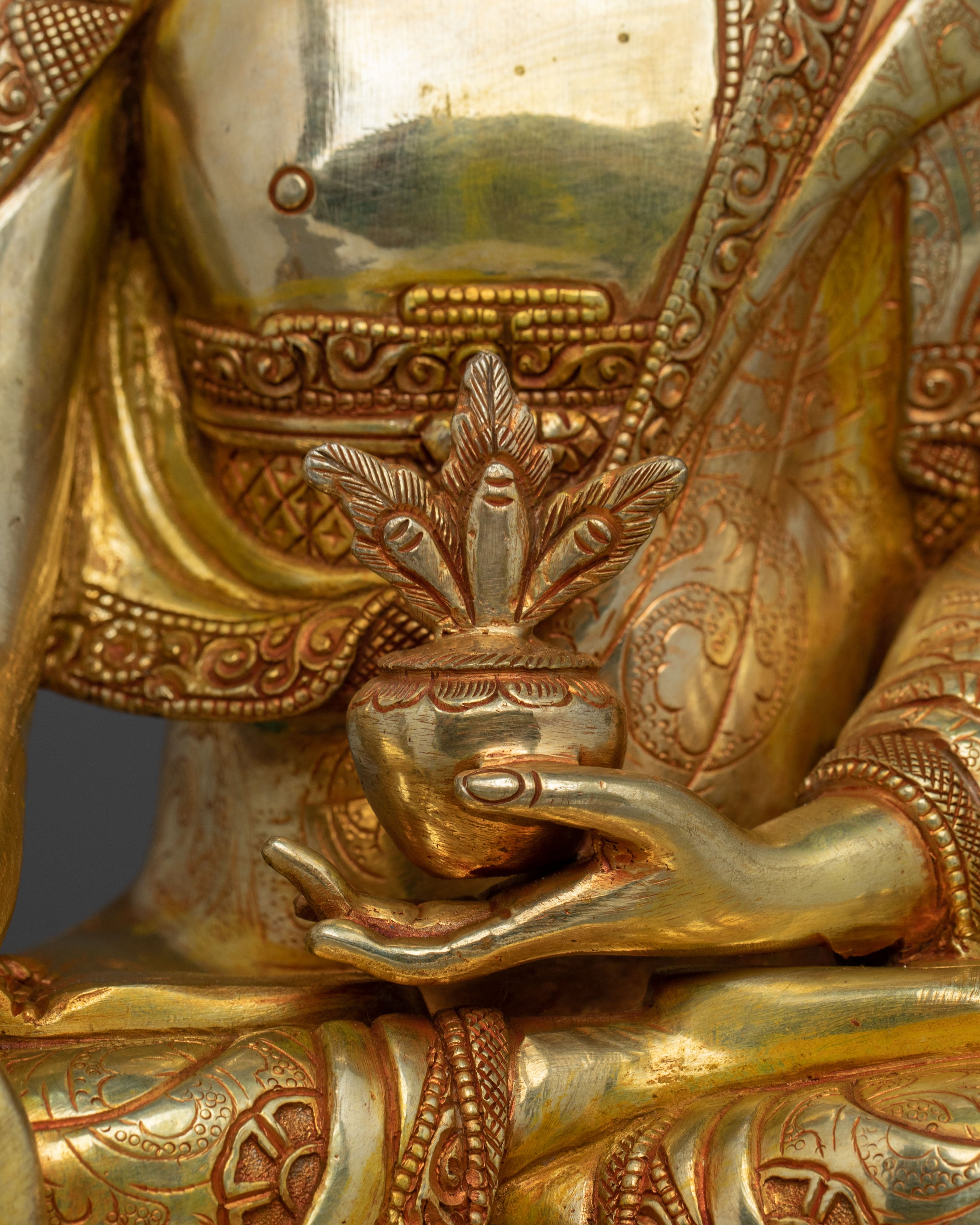 Handmade Medicine Buddha Statue of Spiritual Healing