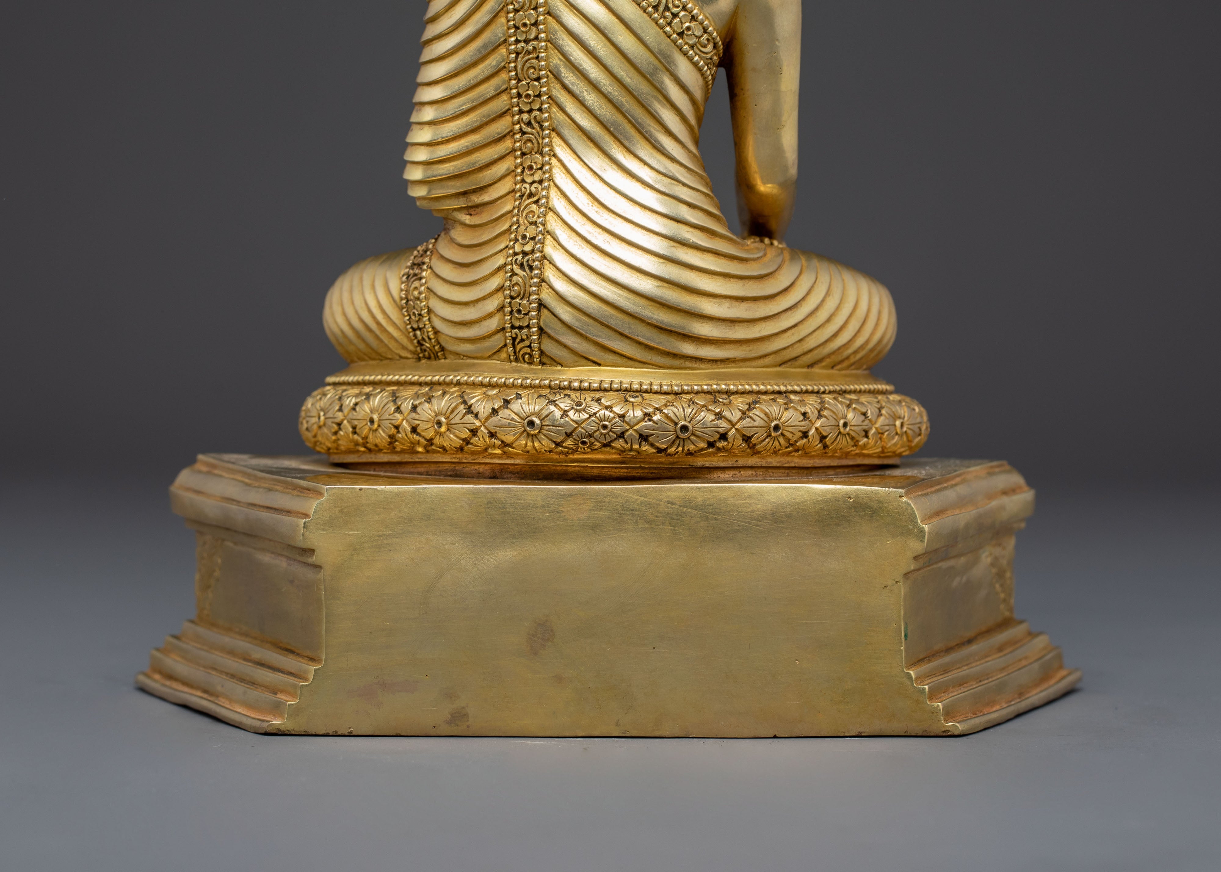 Handmade Golden Buddha Statue for Altar | Symbol of Enlightenment