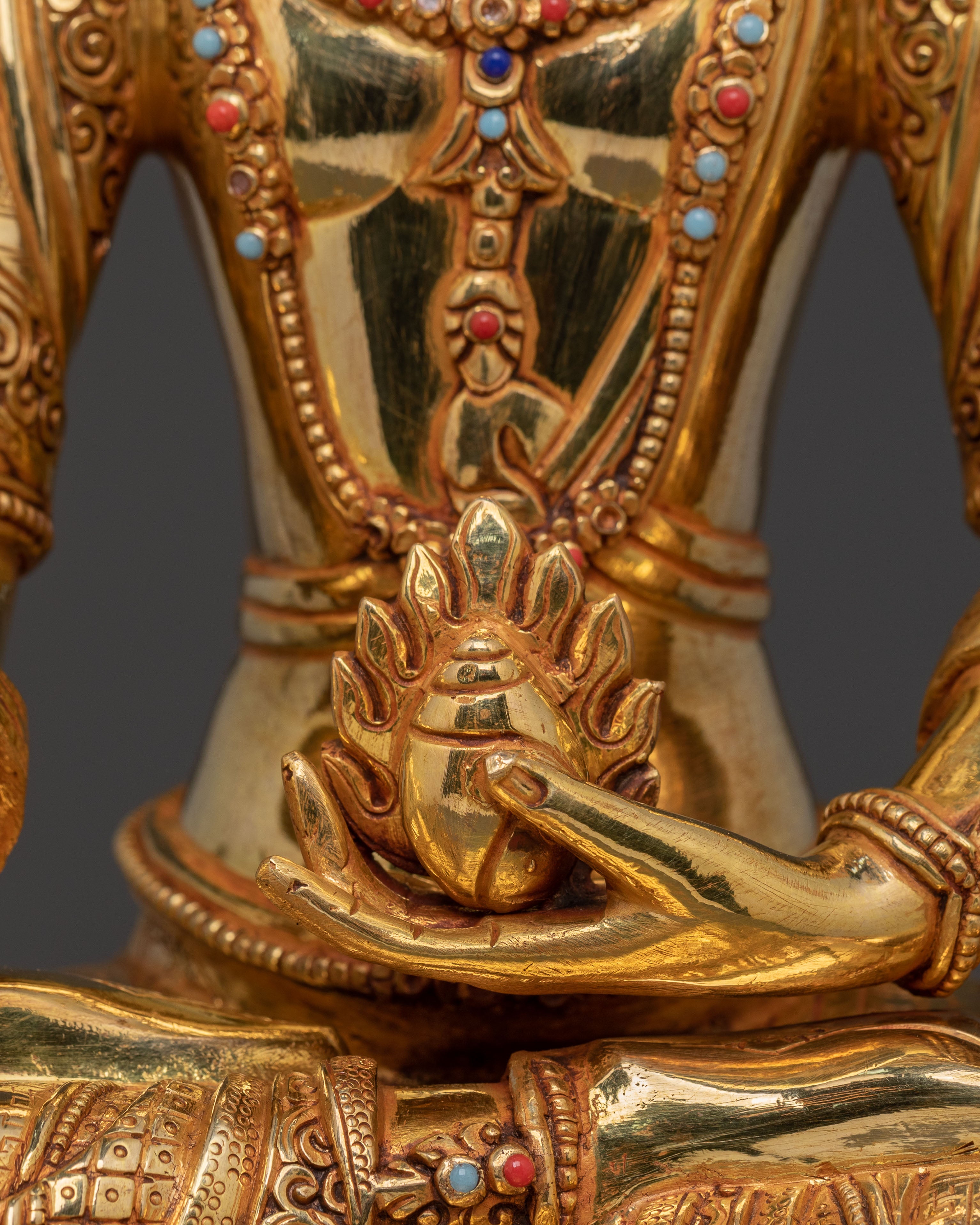 Handcrafted Kshitigarbha Statue | Made in Nepal