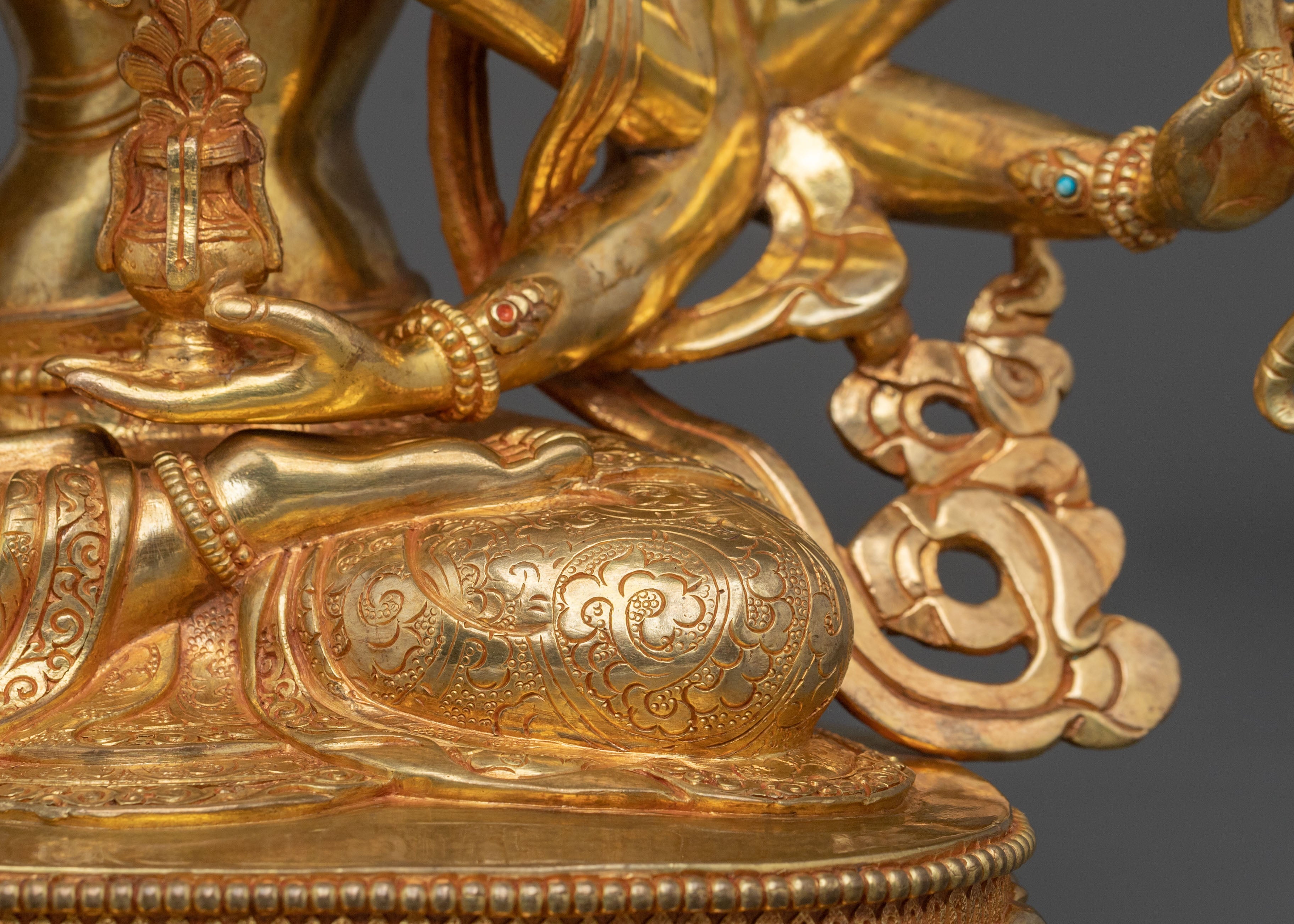 Tibetan Goddess Namgyalma Statue | Longevity Deity