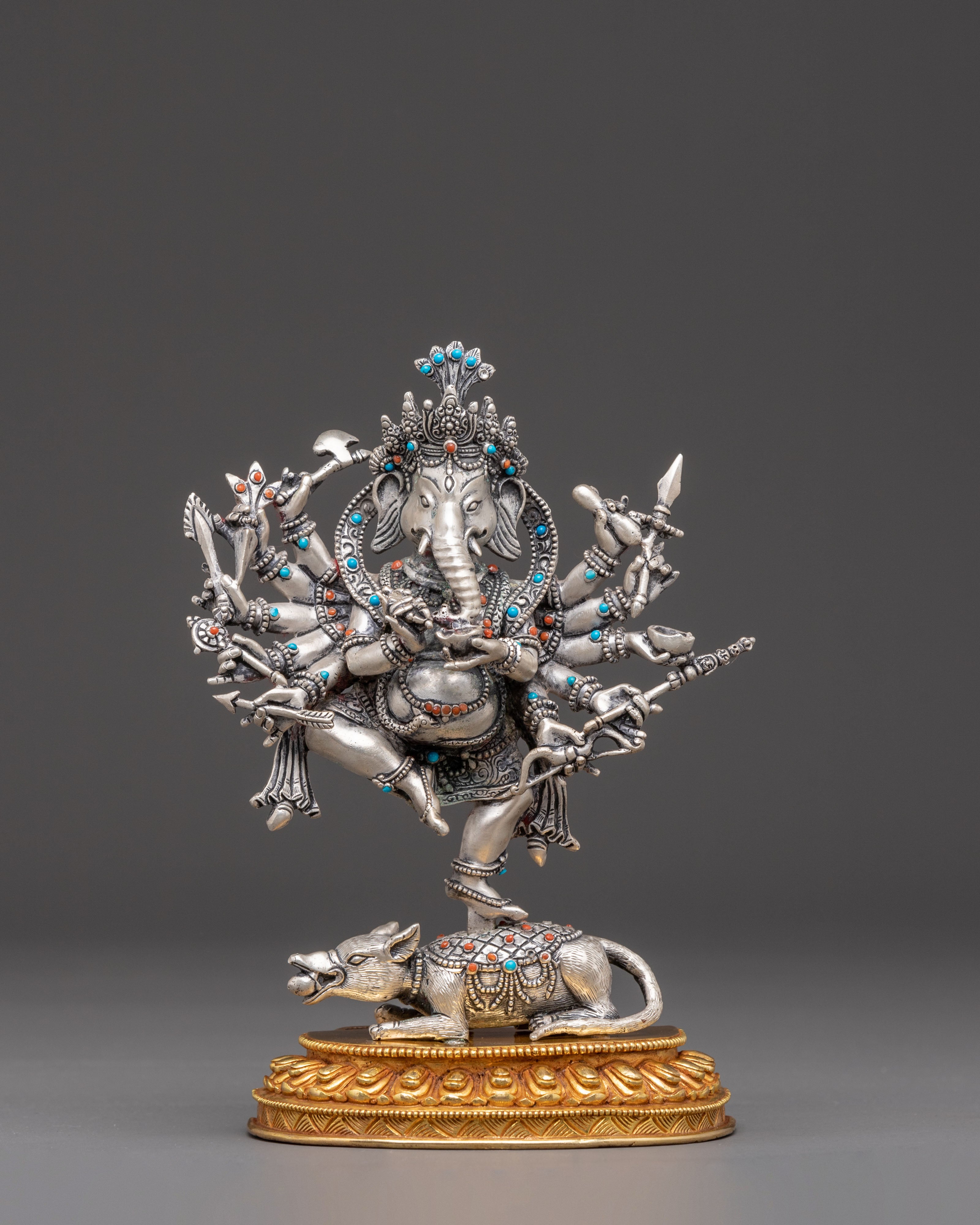 Handmade Silver Statue of Lord Ganesha | Lord of Wisdom